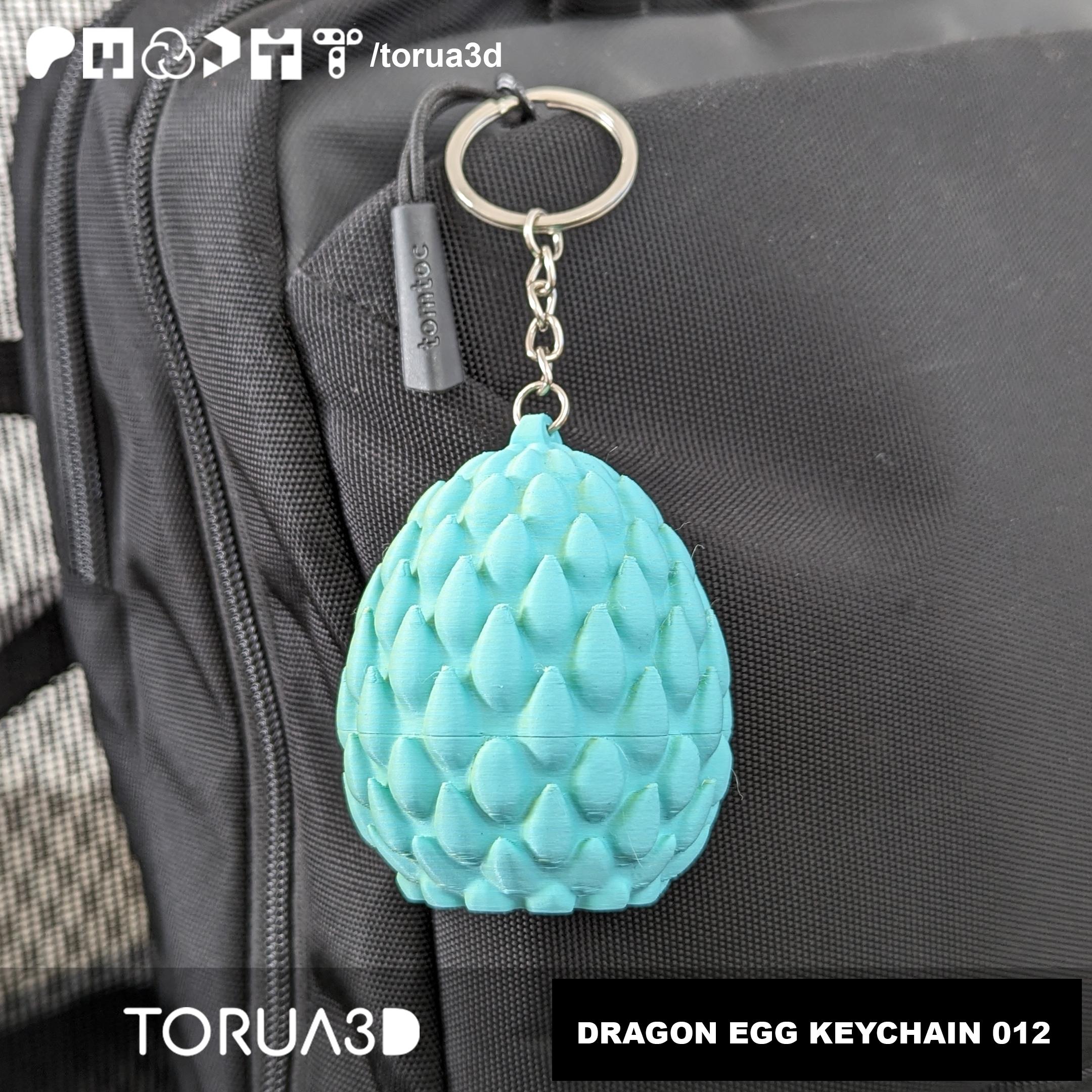 Dragon Egg Keychain 012 by TORUA3D 3d model