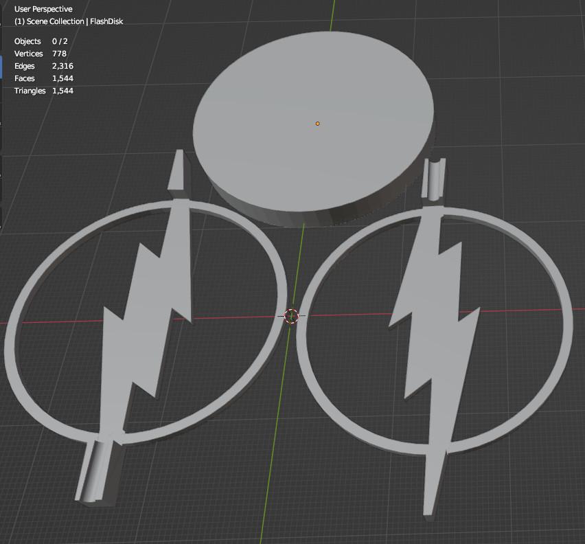 Flash Clip 3d model