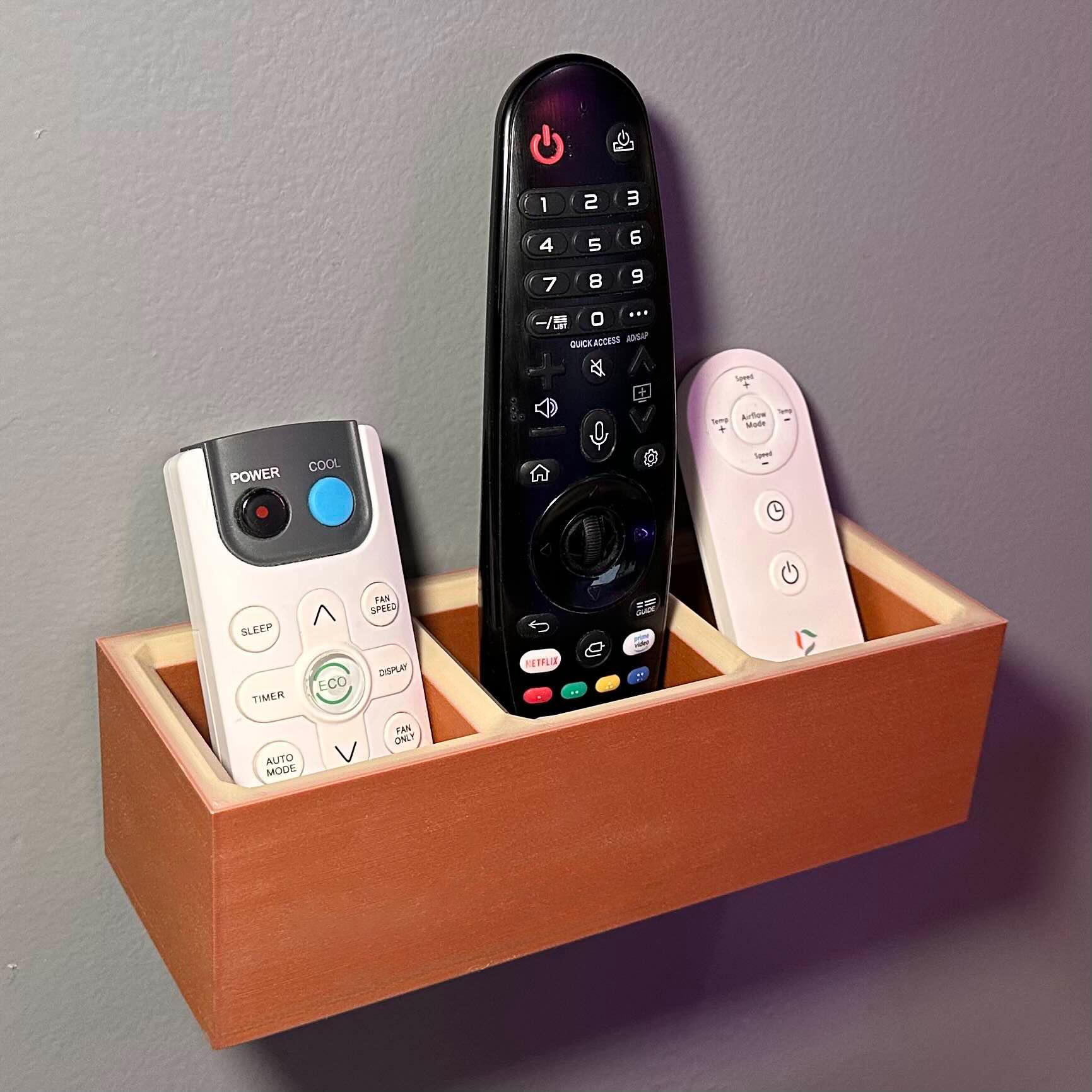 Wall Mounted Remote Holder 3d model