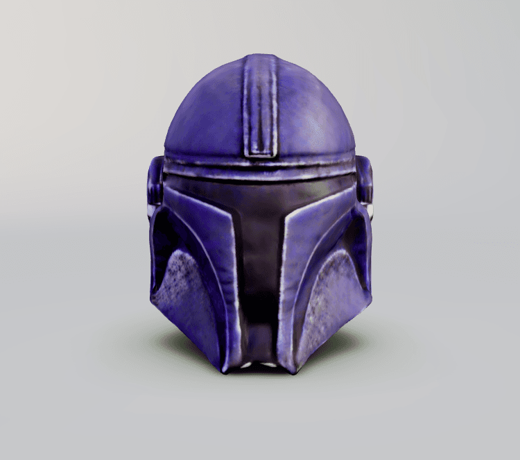 mandalorian helmet V2 3d model