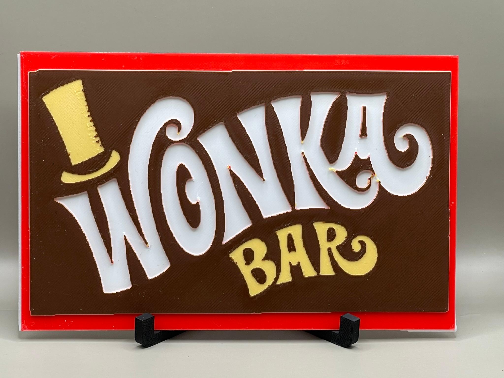 Wonka Bar (Fan Art) HueForge 3d model