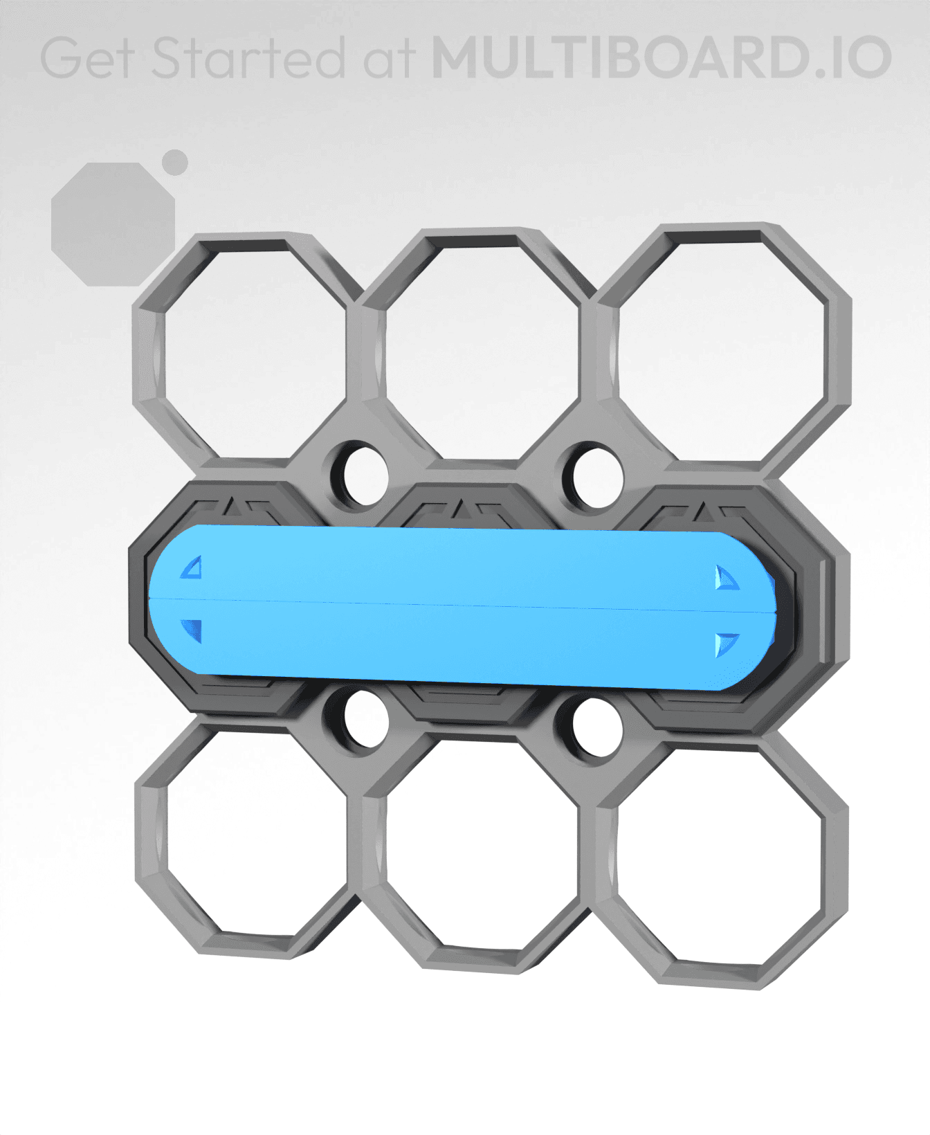 3L Bolt-Locked Insert - Multipoint Rail 3d model