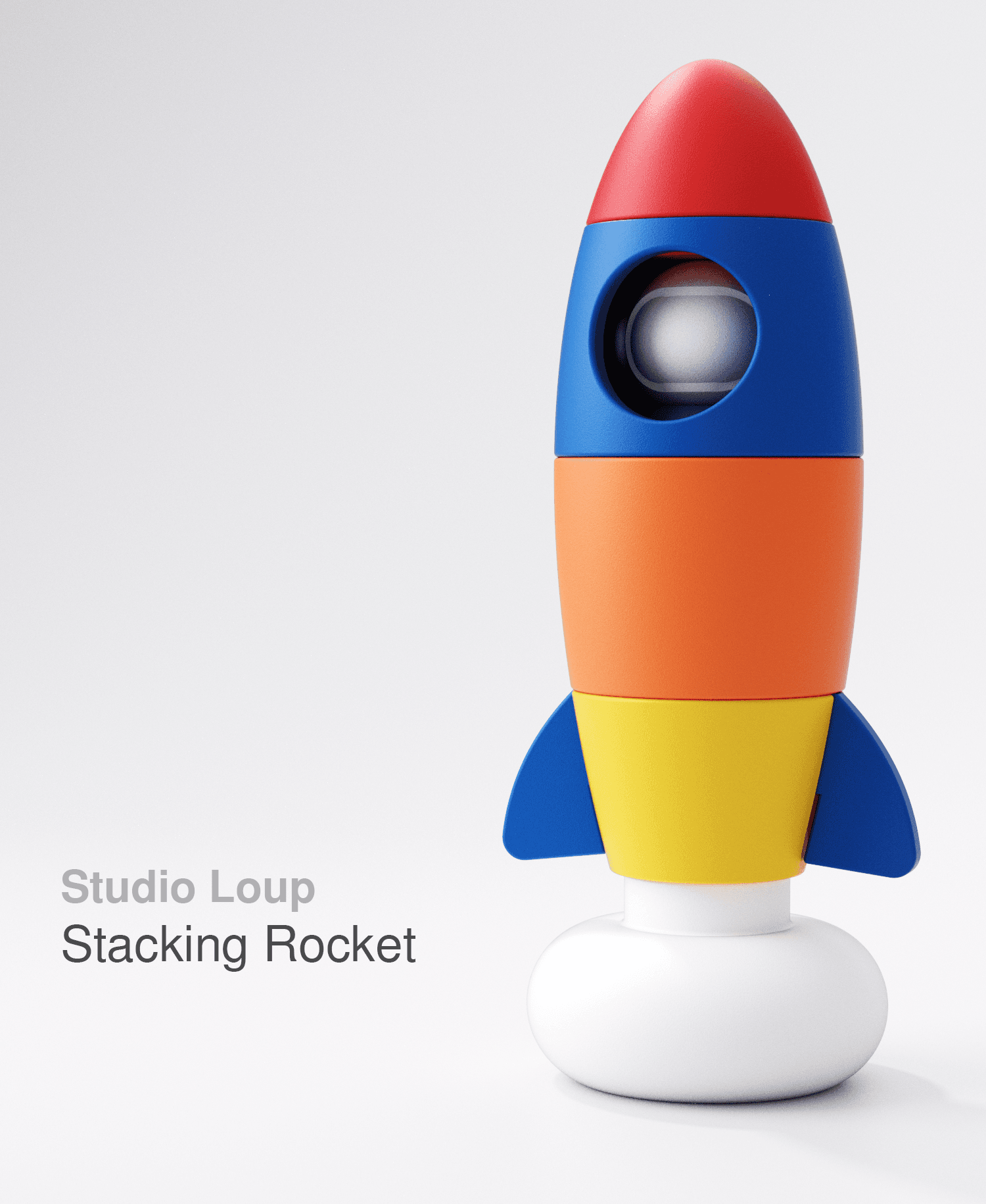 Stacking Rocket 3d model