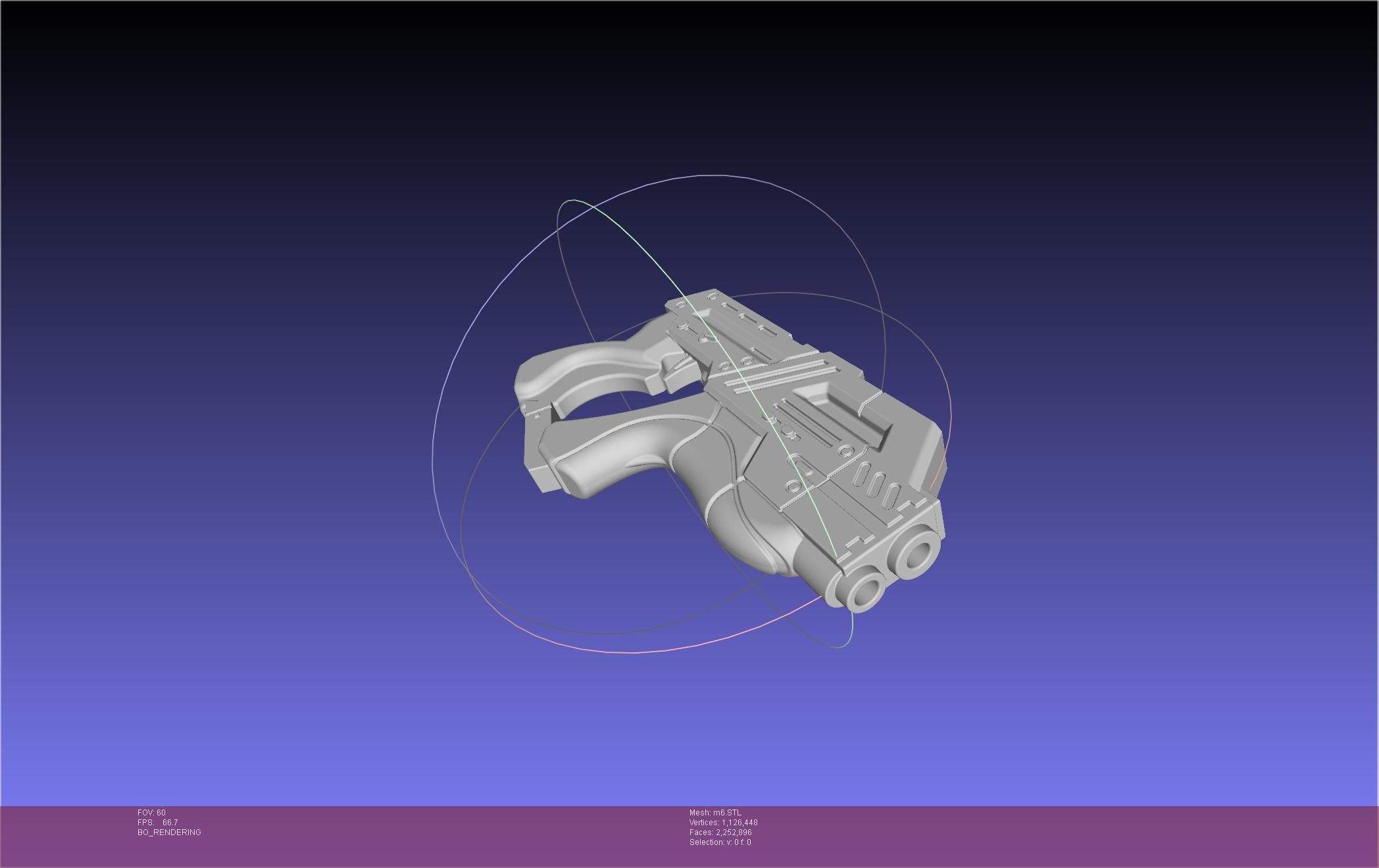 Mass Effect M6 Pistol 3d model