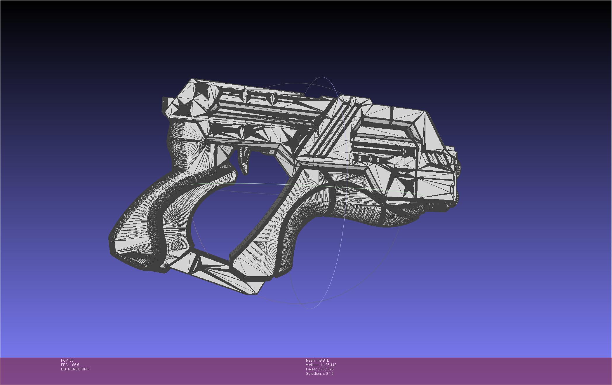 Mass Effect M6 Pistol 3d model