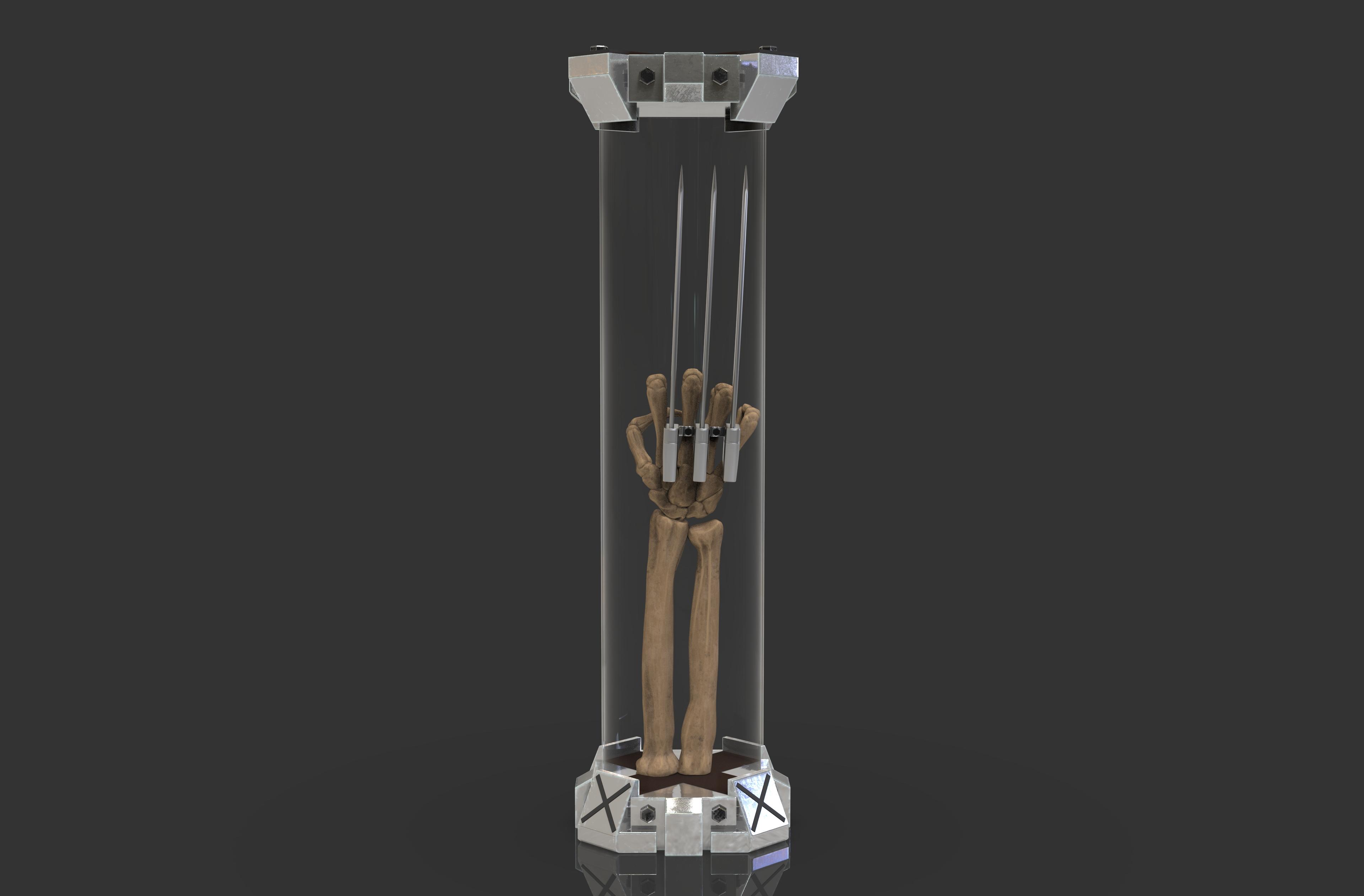 Wolverine Claw Display 3d model