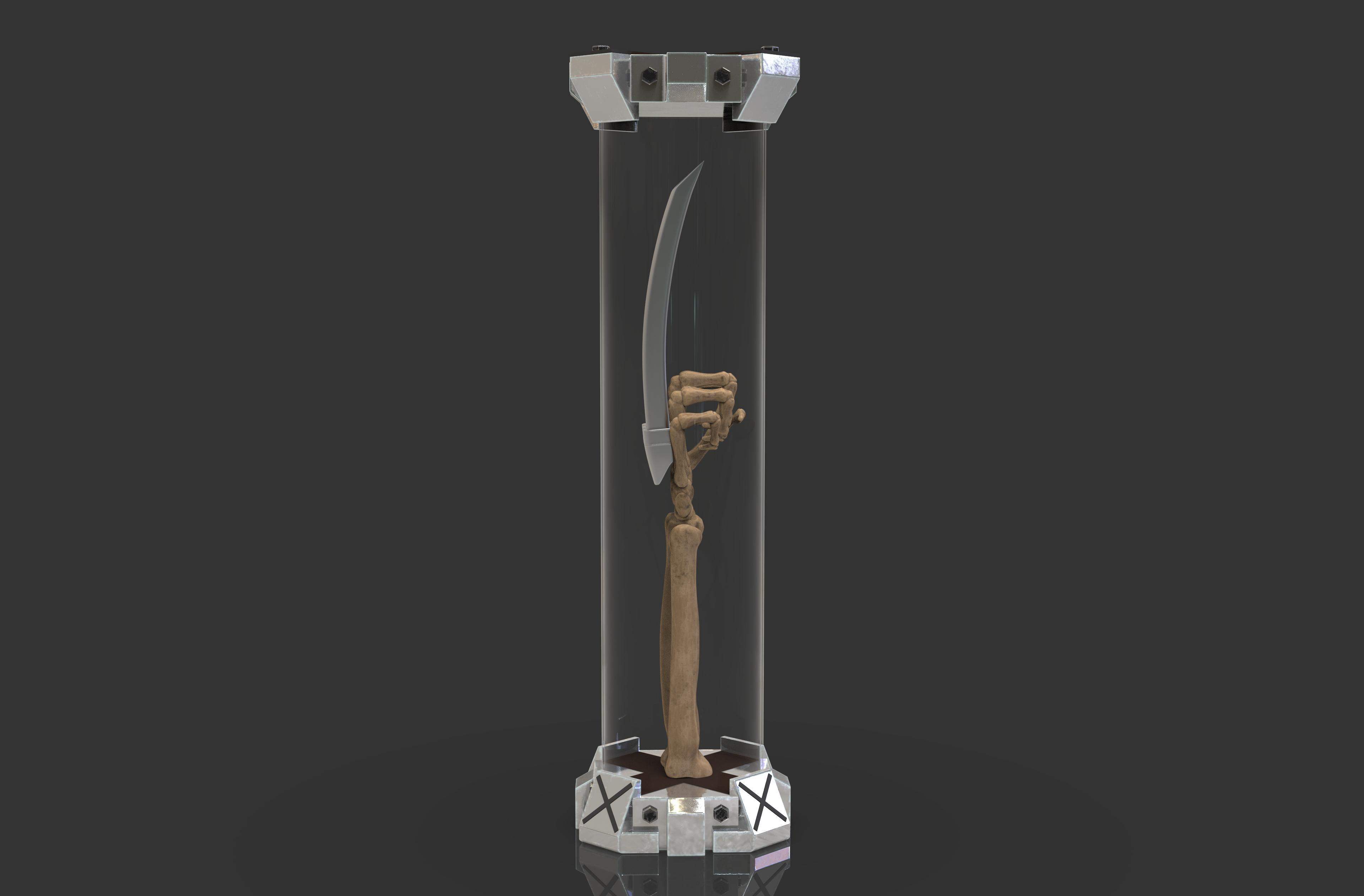 Wolverine Claw Display 3d model