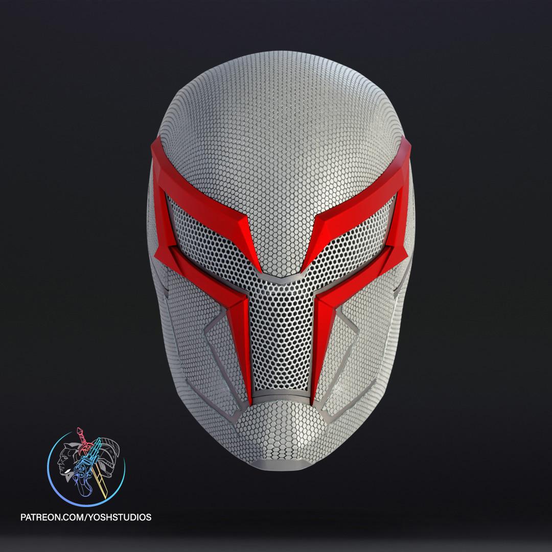 Spiderman 2099 White Venom Mask 3d Print File STL PS4 3d model