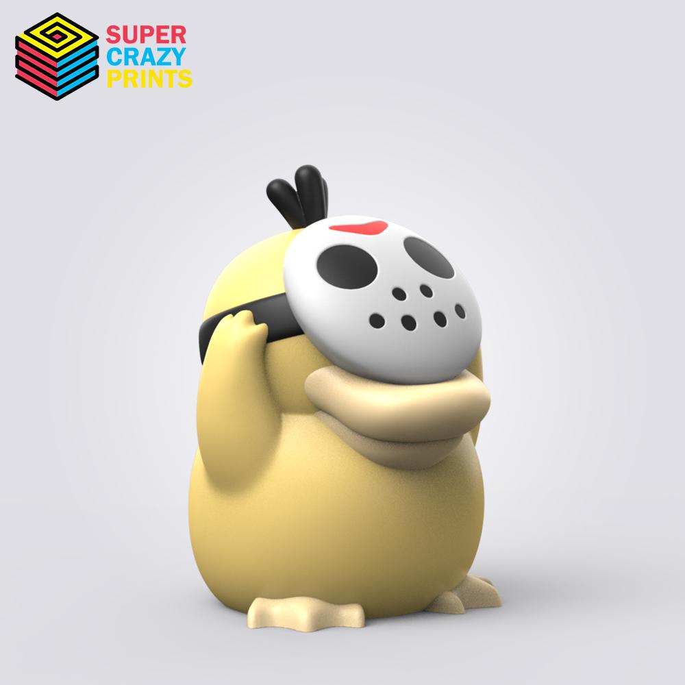 Halloween Psyduck (Easy Print No Supports) 3d model