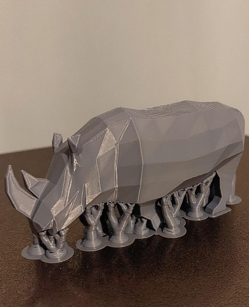 Low Poly Rhinoceros 3d model
