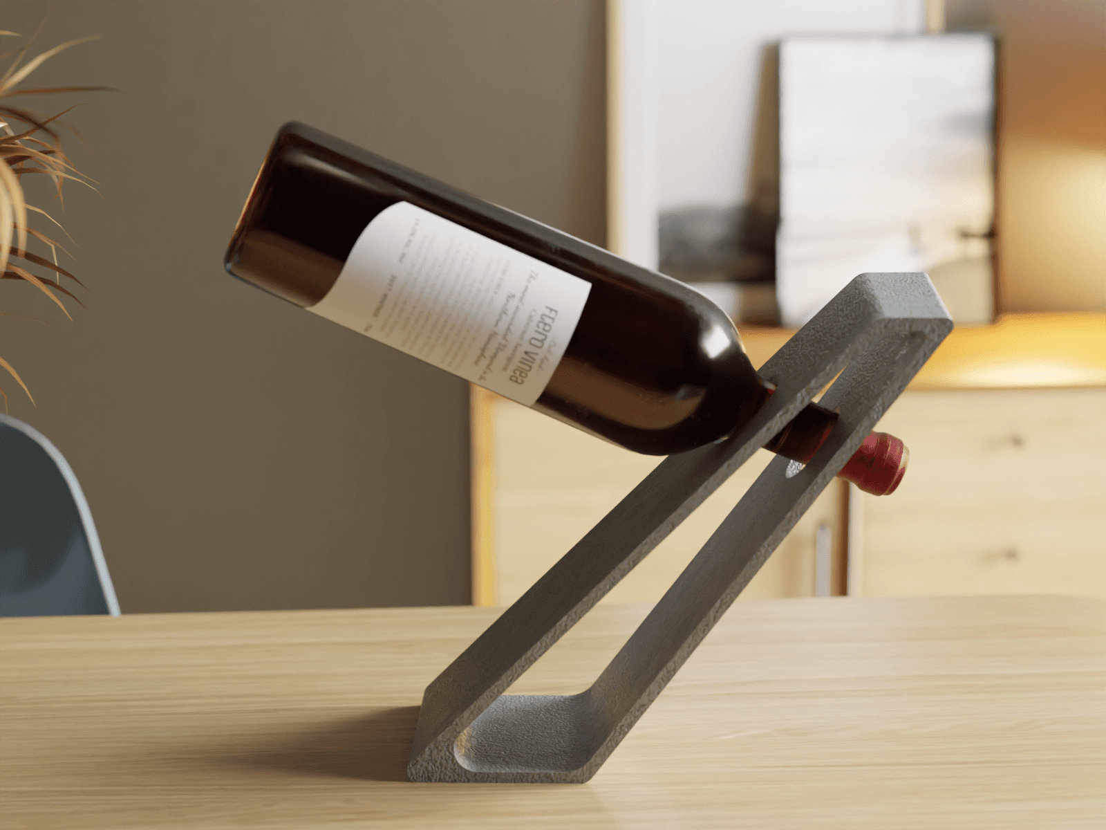 LevitaVin - The Gravity-Defying Wine Holder 3d model