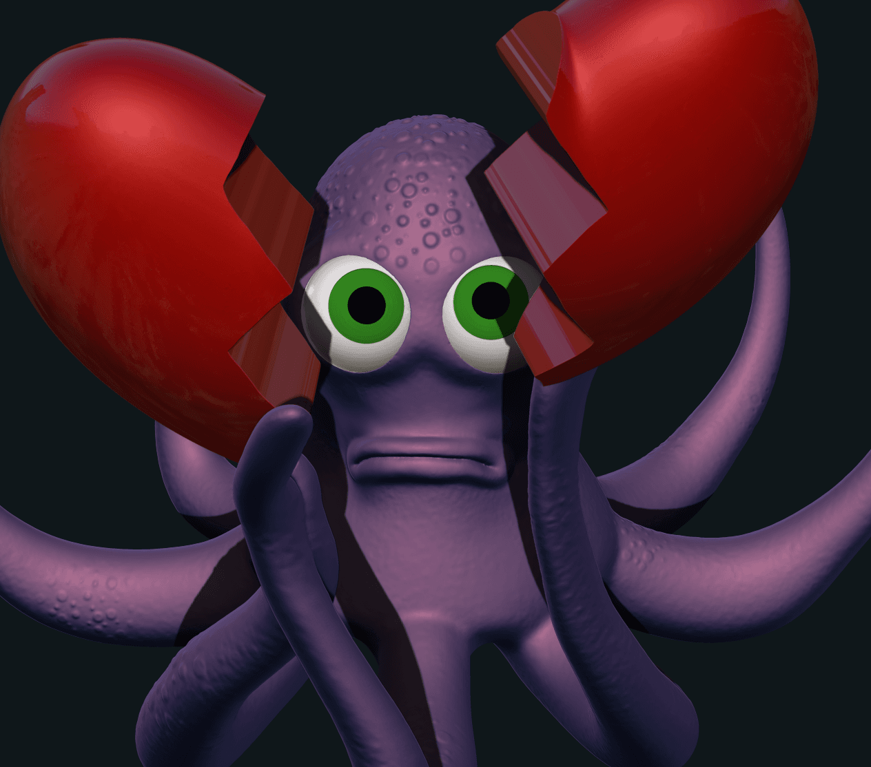 Lovetopus 3d model