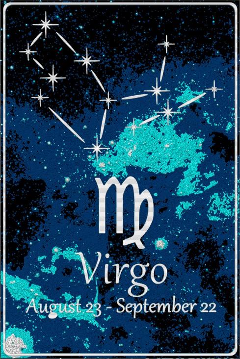 Astro Card - Virgo - English and French version 3d model