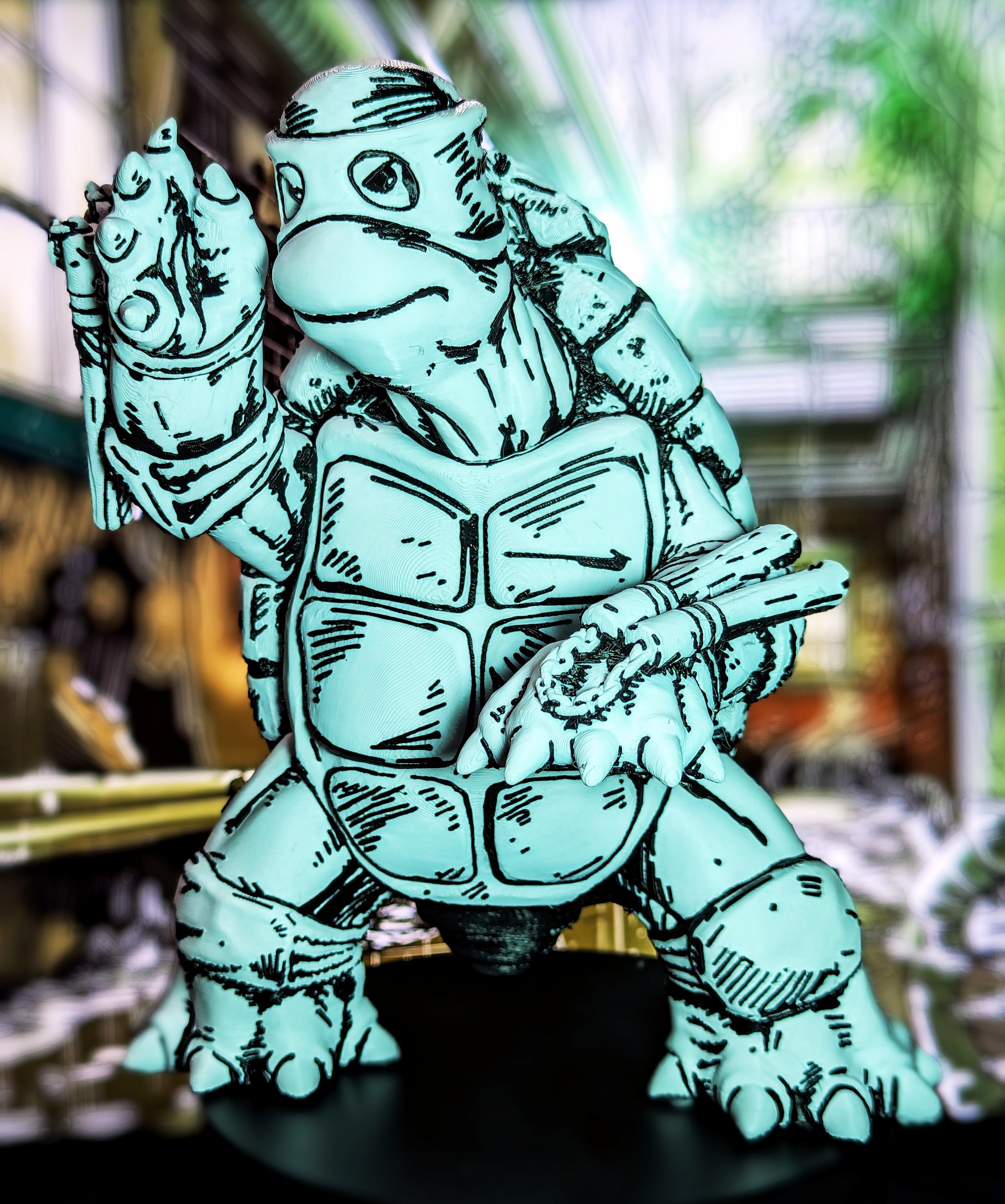 Ninja Turtle Original Sketch 3d model