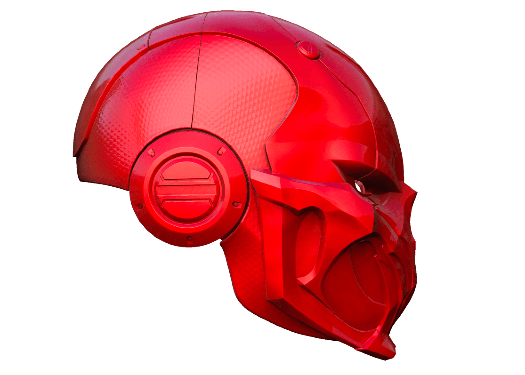 Red Scorpion Red Hood Hybrid Mask 3d model