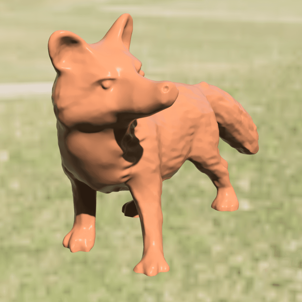 Fox 3d model