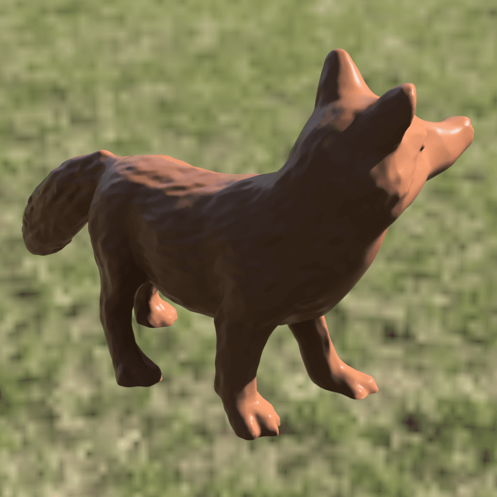 Fox 3d model