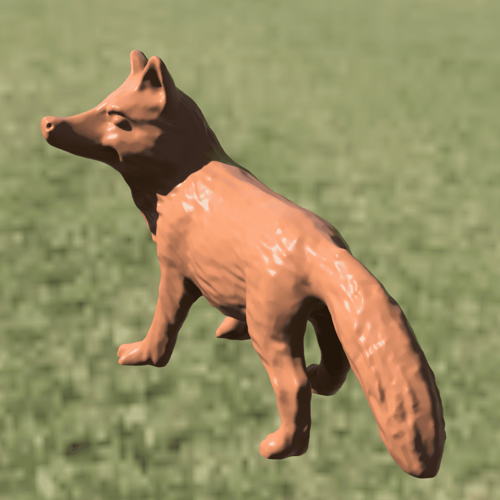 Fox 3d model