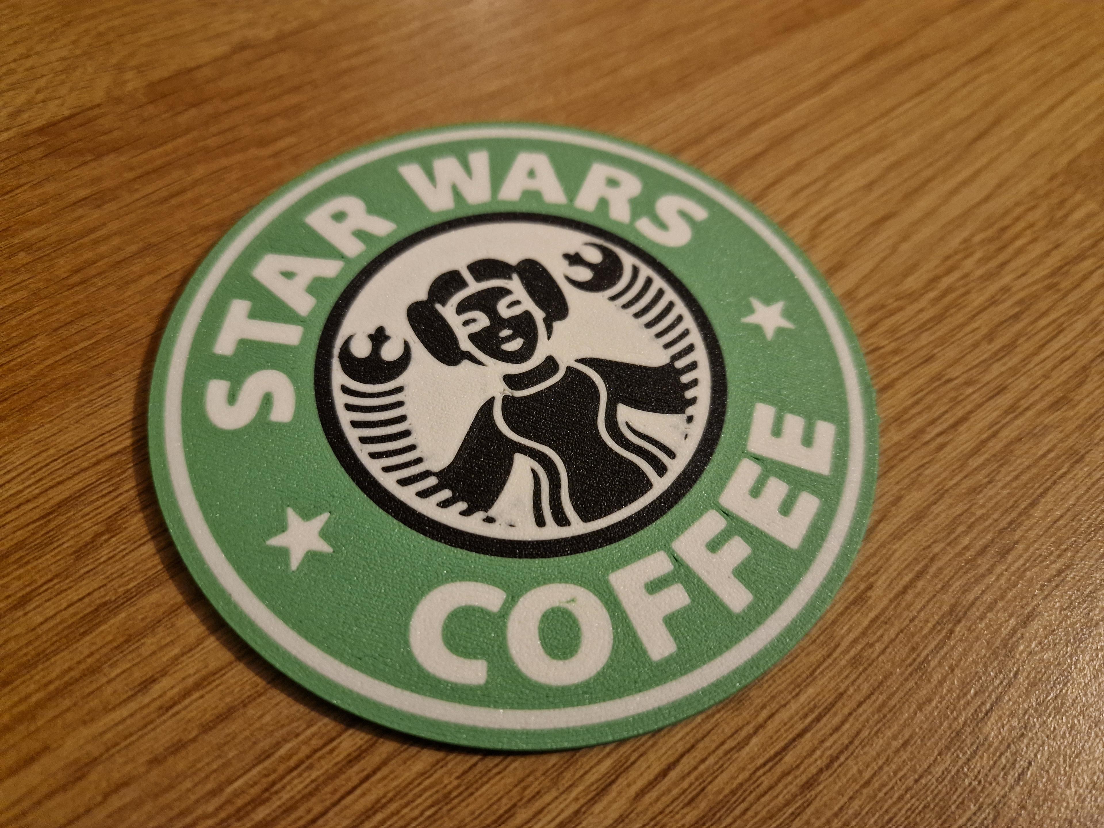 Star Wars Starbucks Style Coffee Coasters 2 (AMS Ready) 3d model