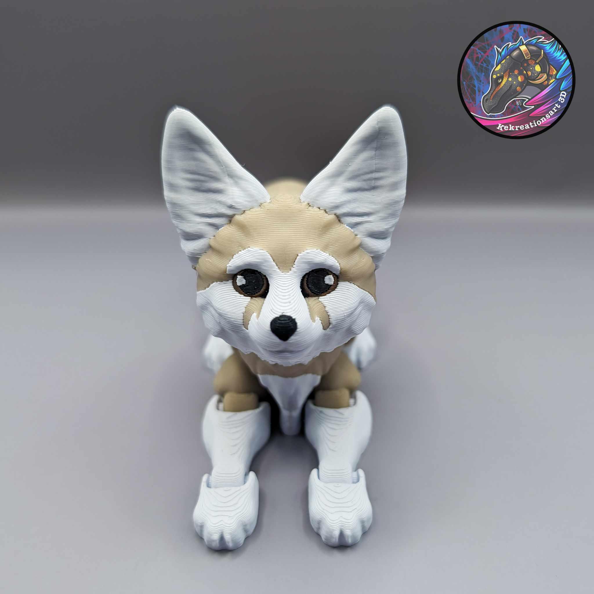 Flexi Fennec Fox 3d model