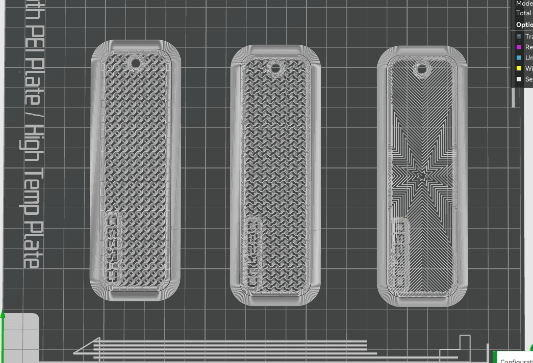 Infill Bookmark 3d model