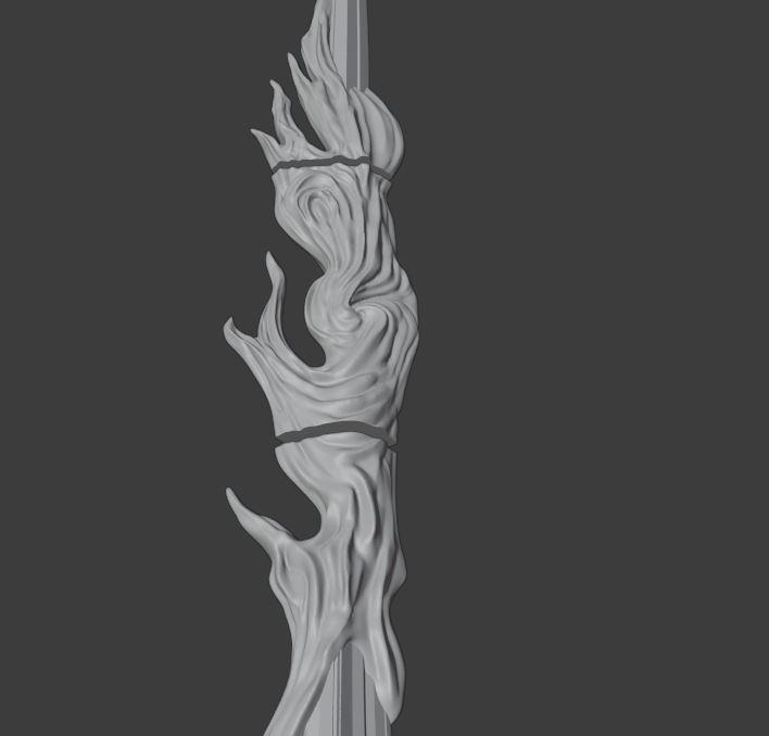 Spear of the Impaler from Messmer Elden Ring Shadow of the Erdtree 3d model