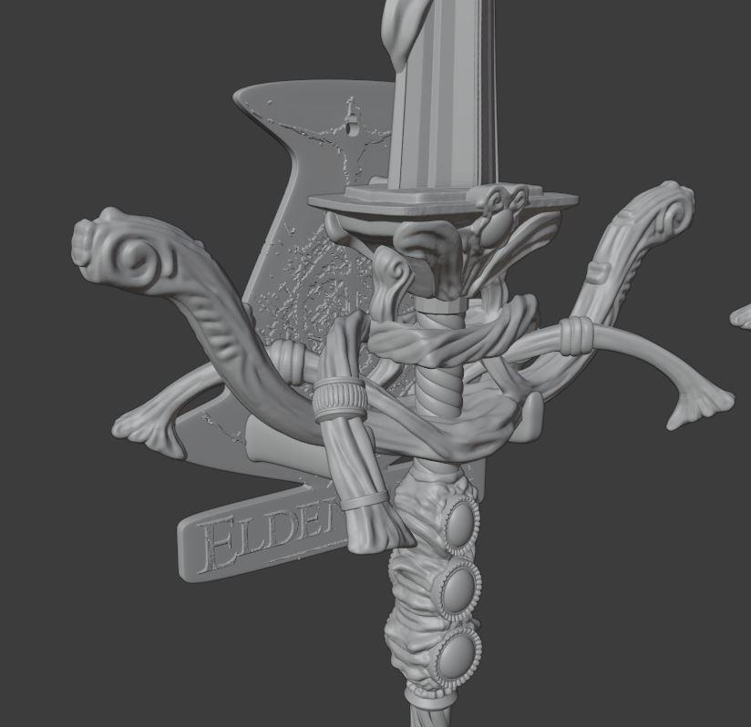 Spear of the Impaler from Messmer Elden Ring Shadow of the Erdtree 3d model