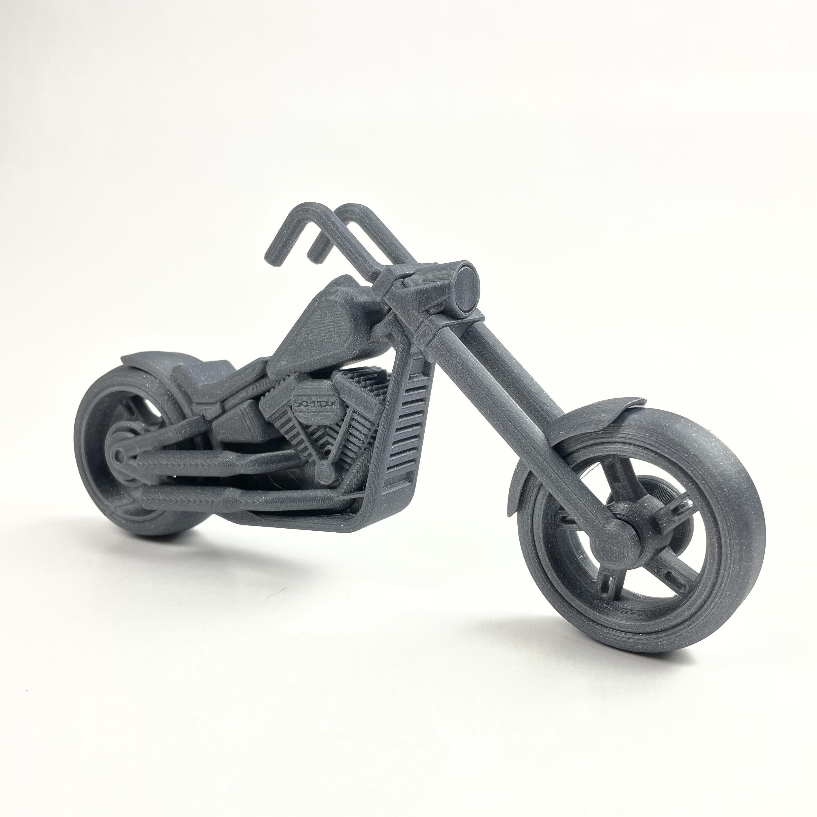 PRINT-IN-PLACE CHOPPER MOTORCYCLE 3d model