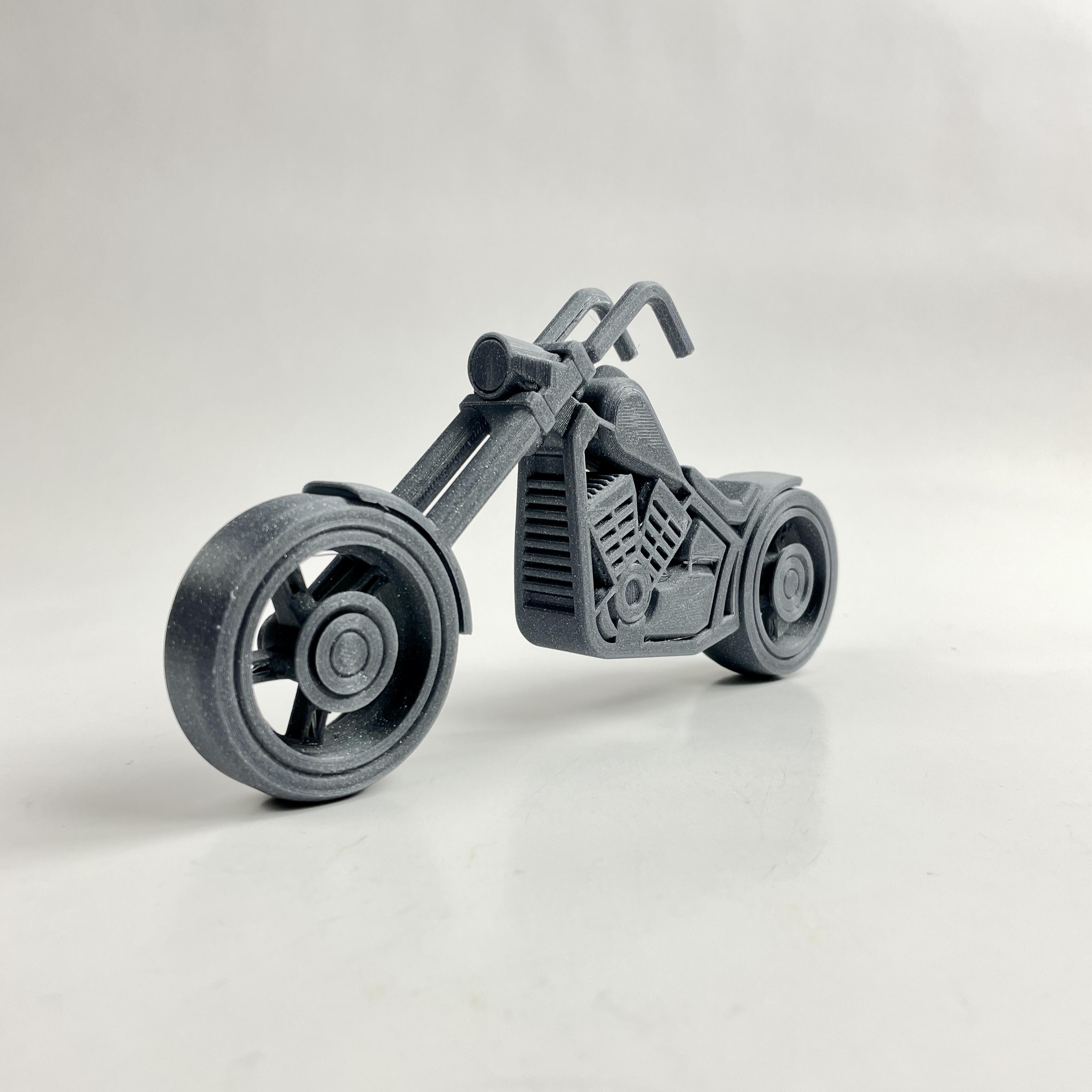 PRINT-IN-PLACE CHOPPER MOTORCYCLE 3d model