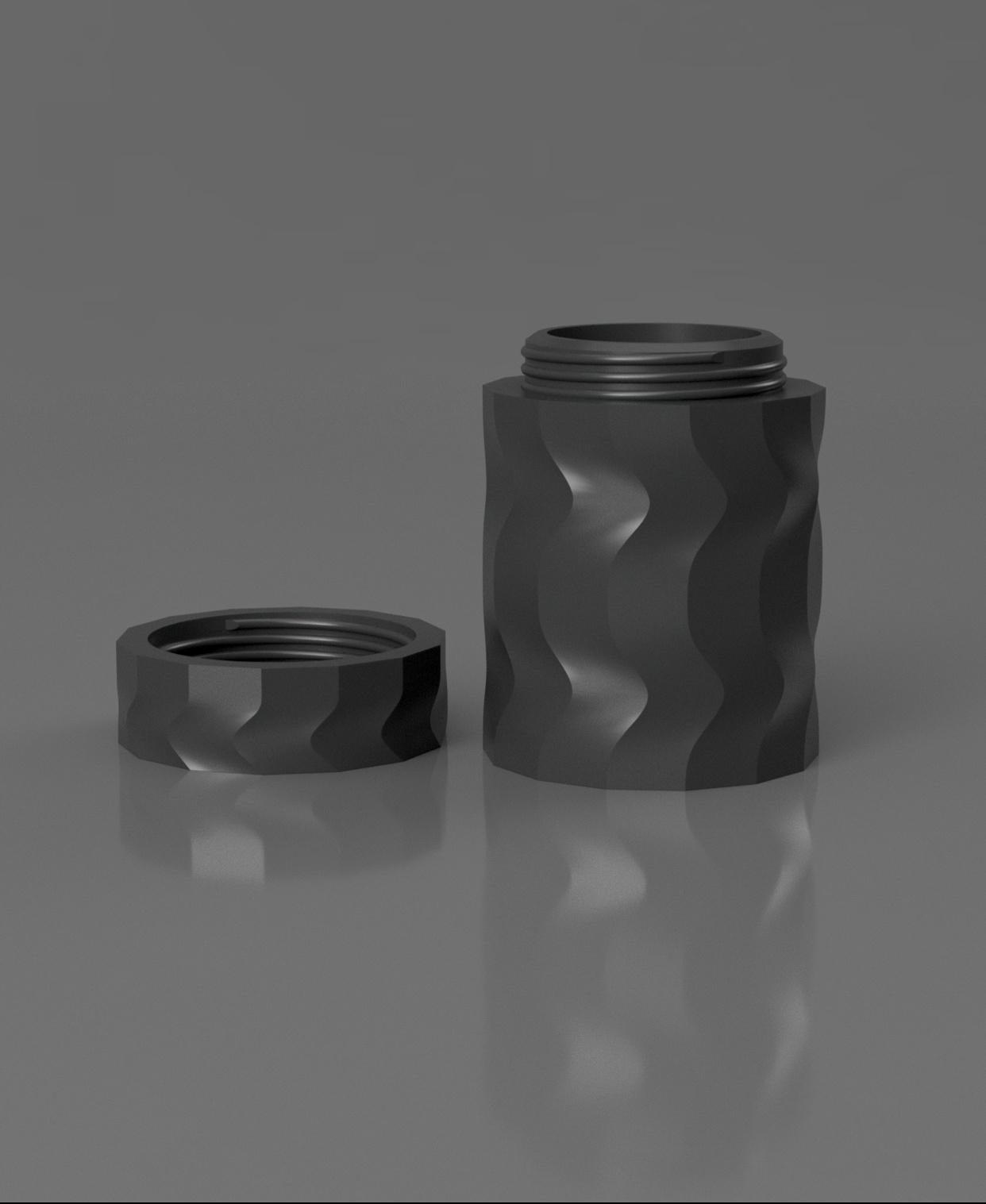 wavy jar (body).stl 3d model