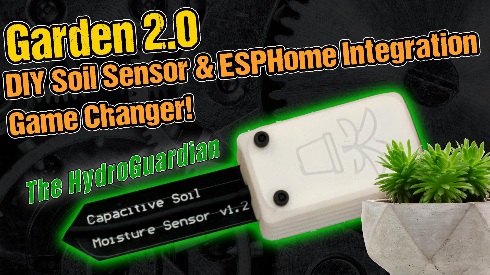 HydroGuardian - A DIY WiFi SoilSensor for Home Assistant 3d model