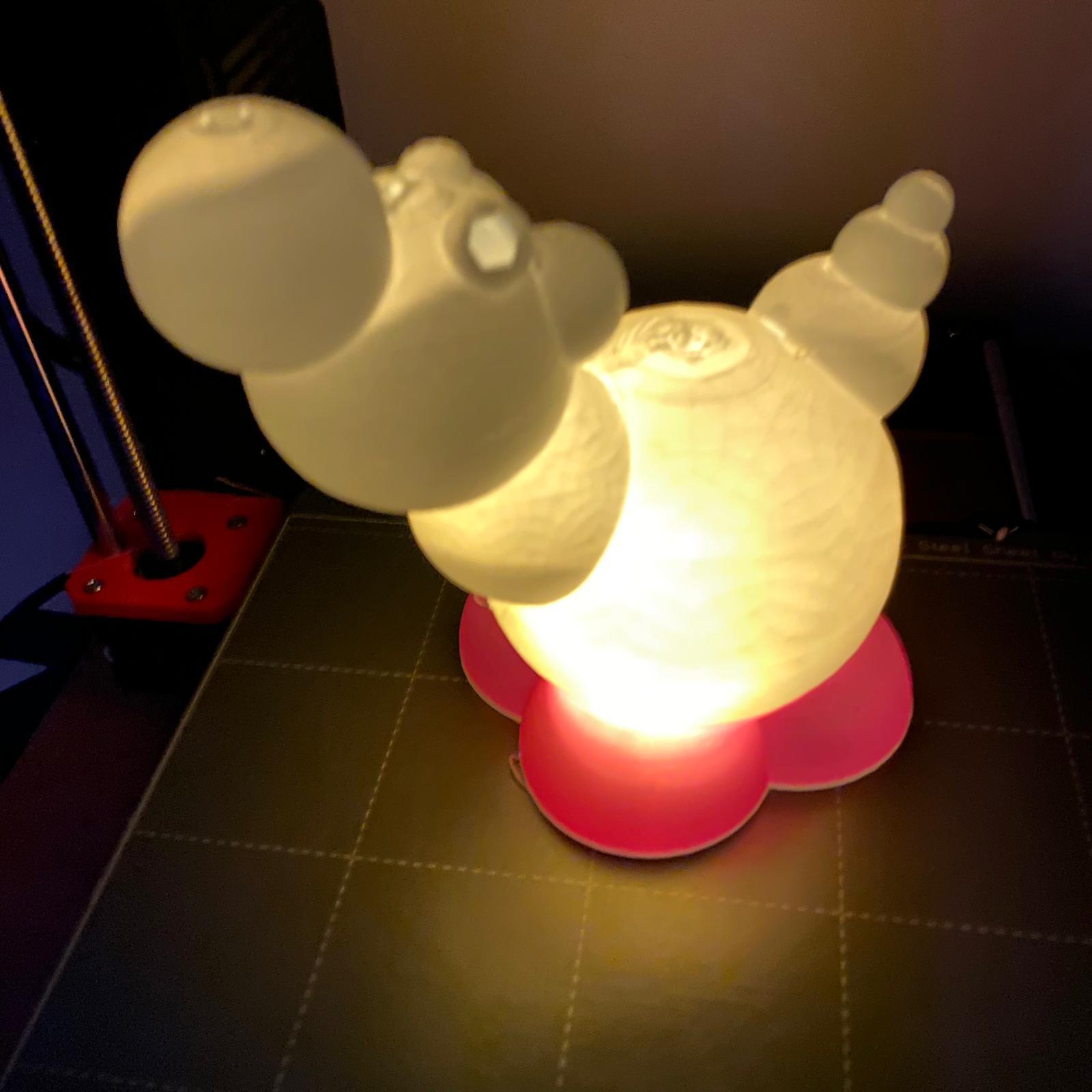 Polar Bear Lamp 3d model