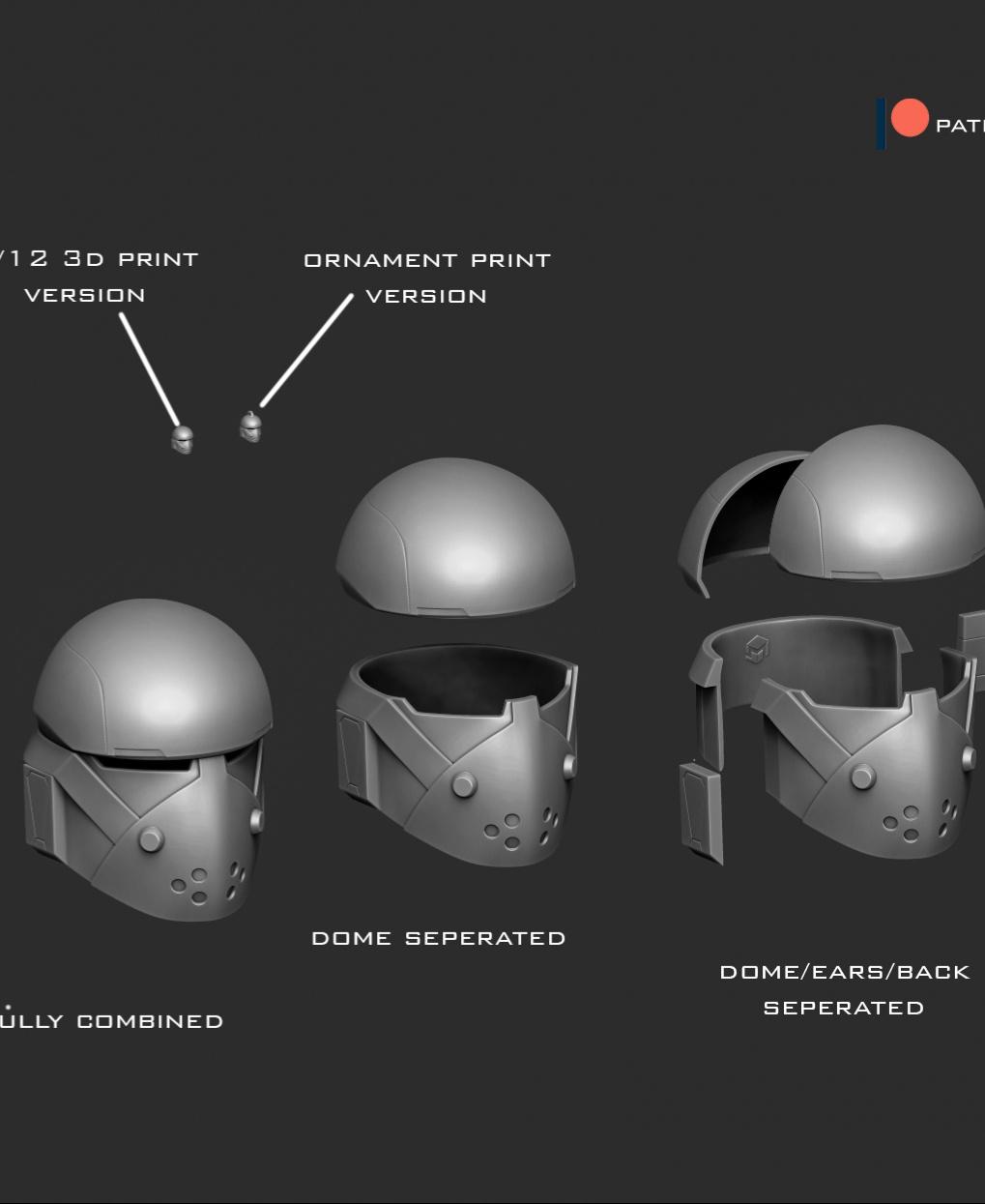 Wrecker helmet from Bad Batch 3d model