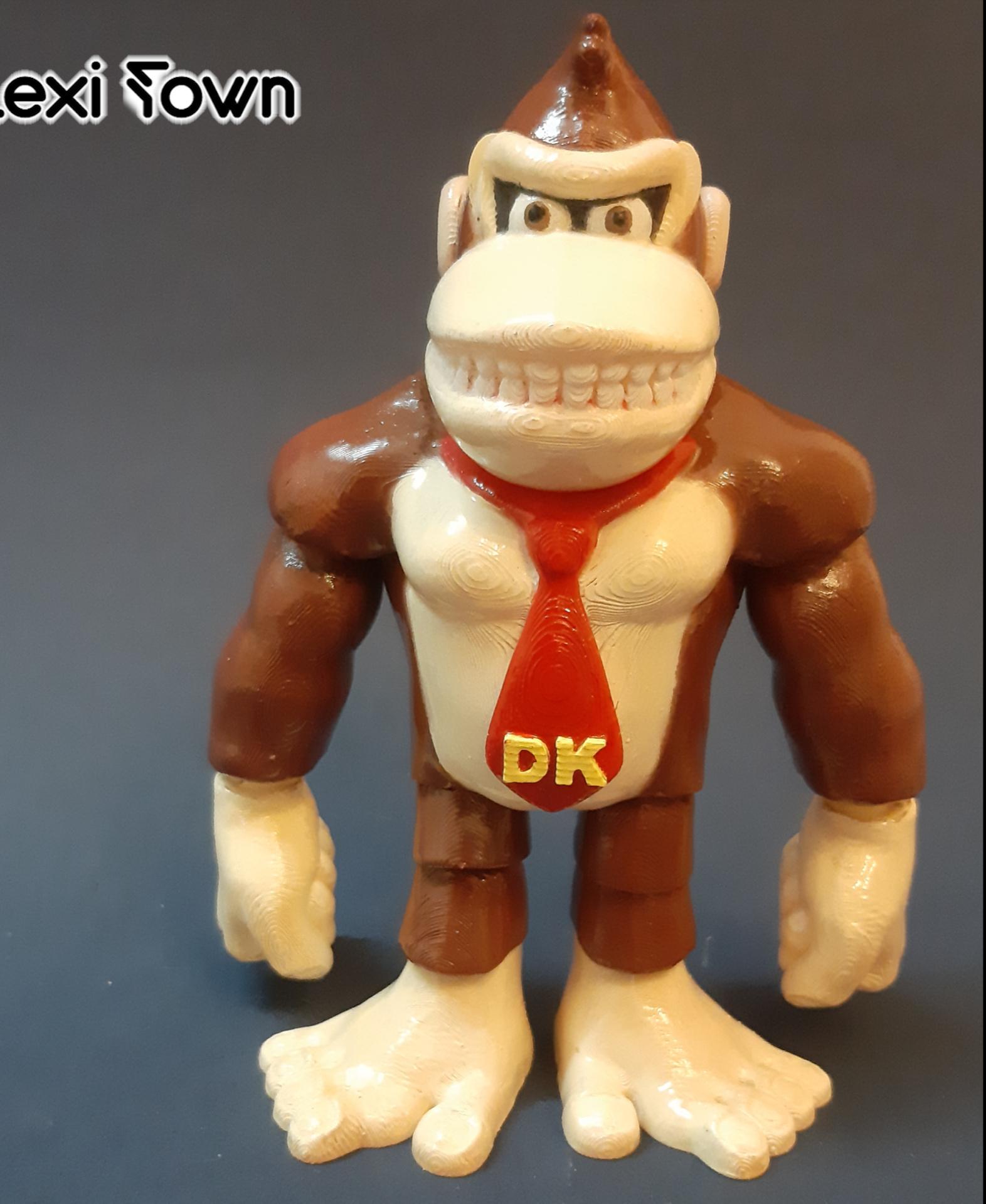 Flexi Print-in-Place Donkey Kong 3d model