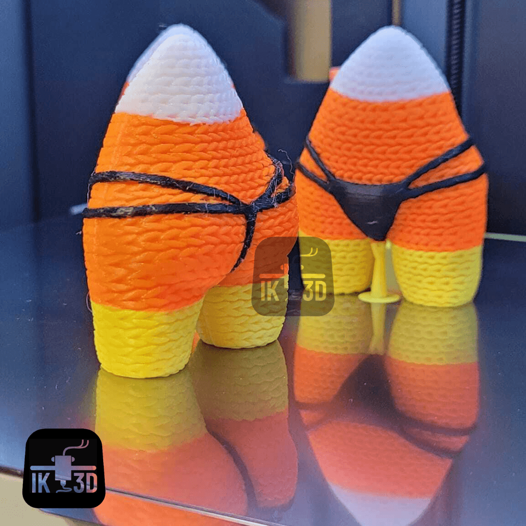 Knitted Candy Corn with Booty and G-string  3d model
