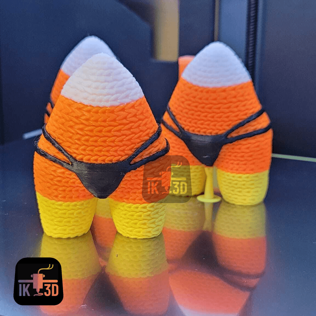 Knitted Candy Corn with Booty and G-string  3d model