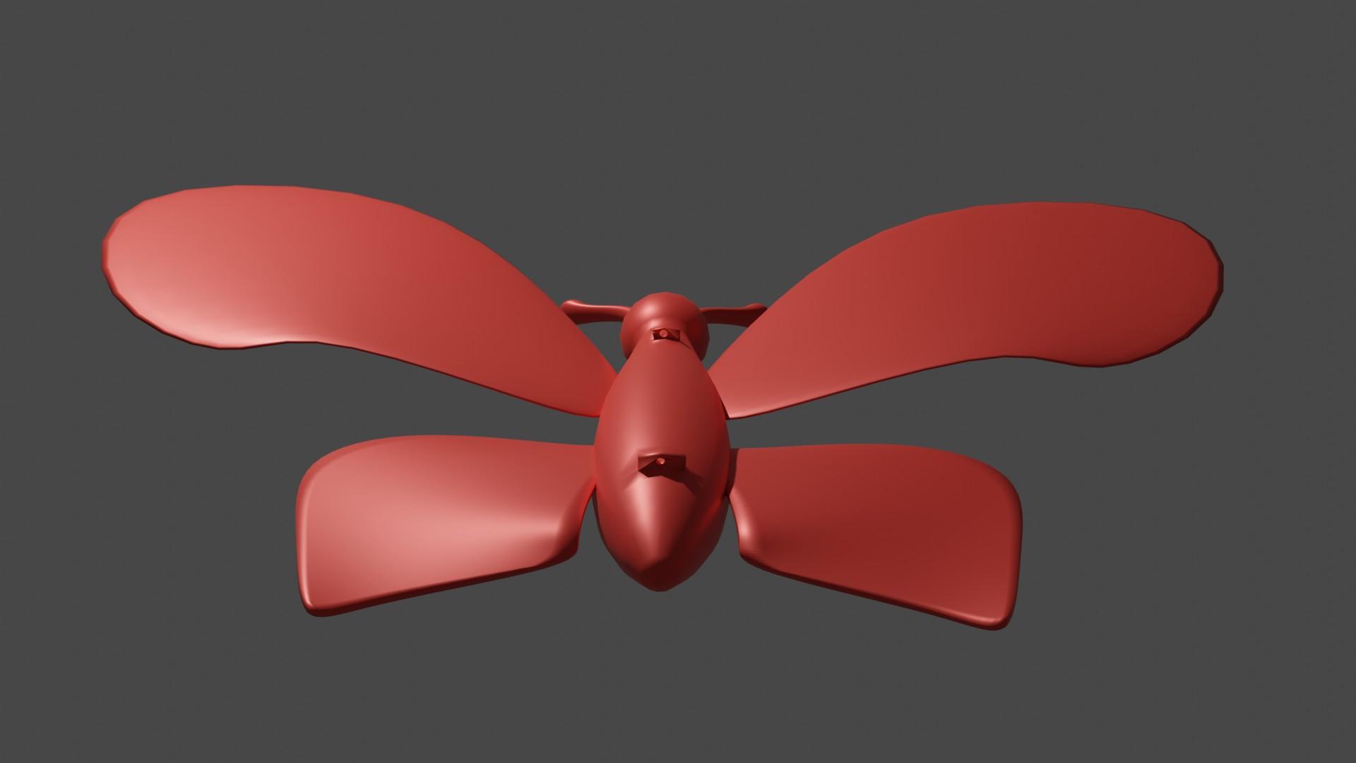 Butterfly for decoration 3d model
