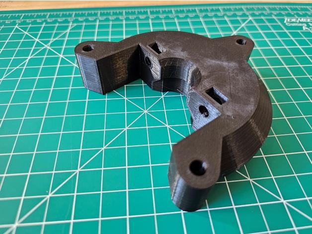 Turbo Impeller Blower Attachment for Rotary Tool 3d model