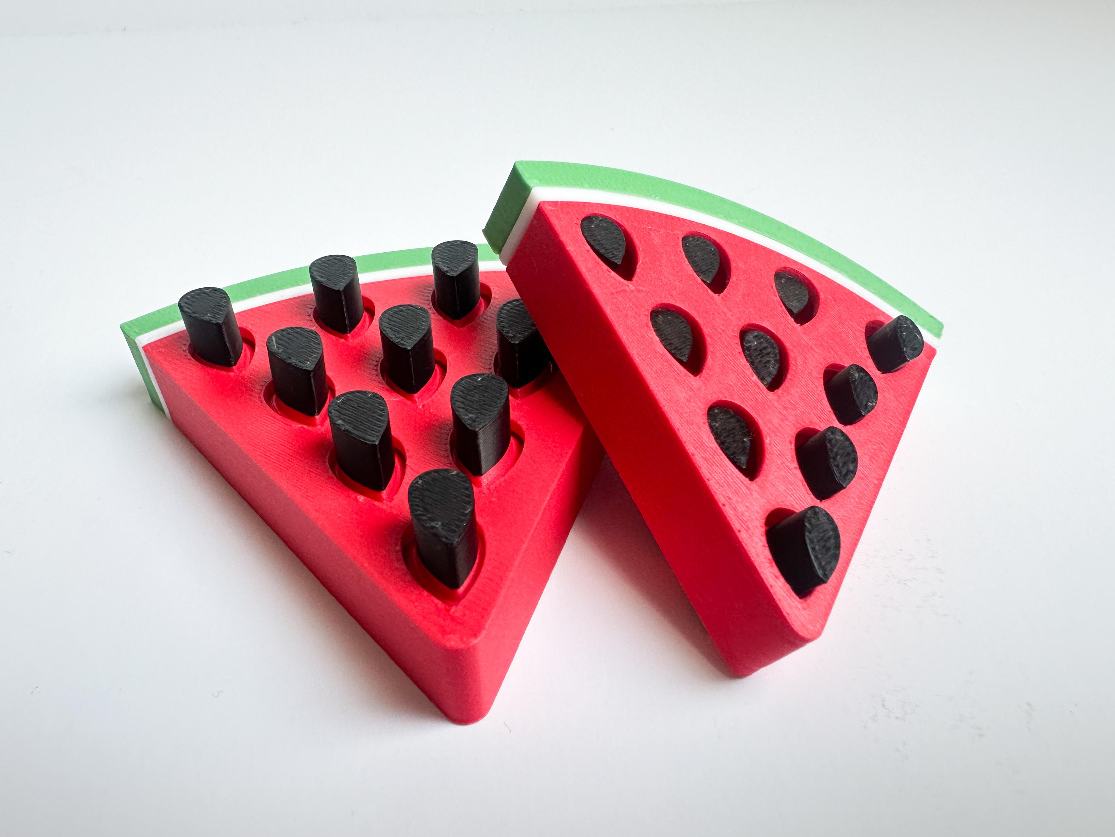 Watermelon Wedge Fidget 3d model