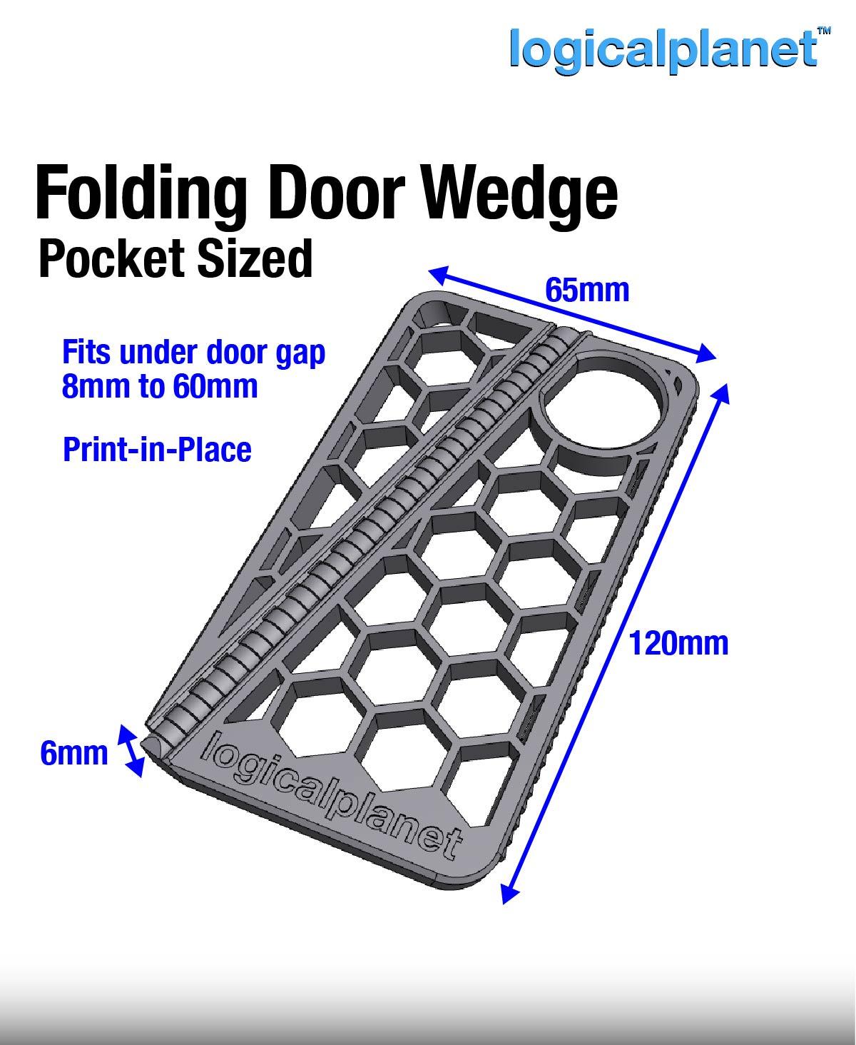 Folding Door Wedge (Door Stop) 3d model