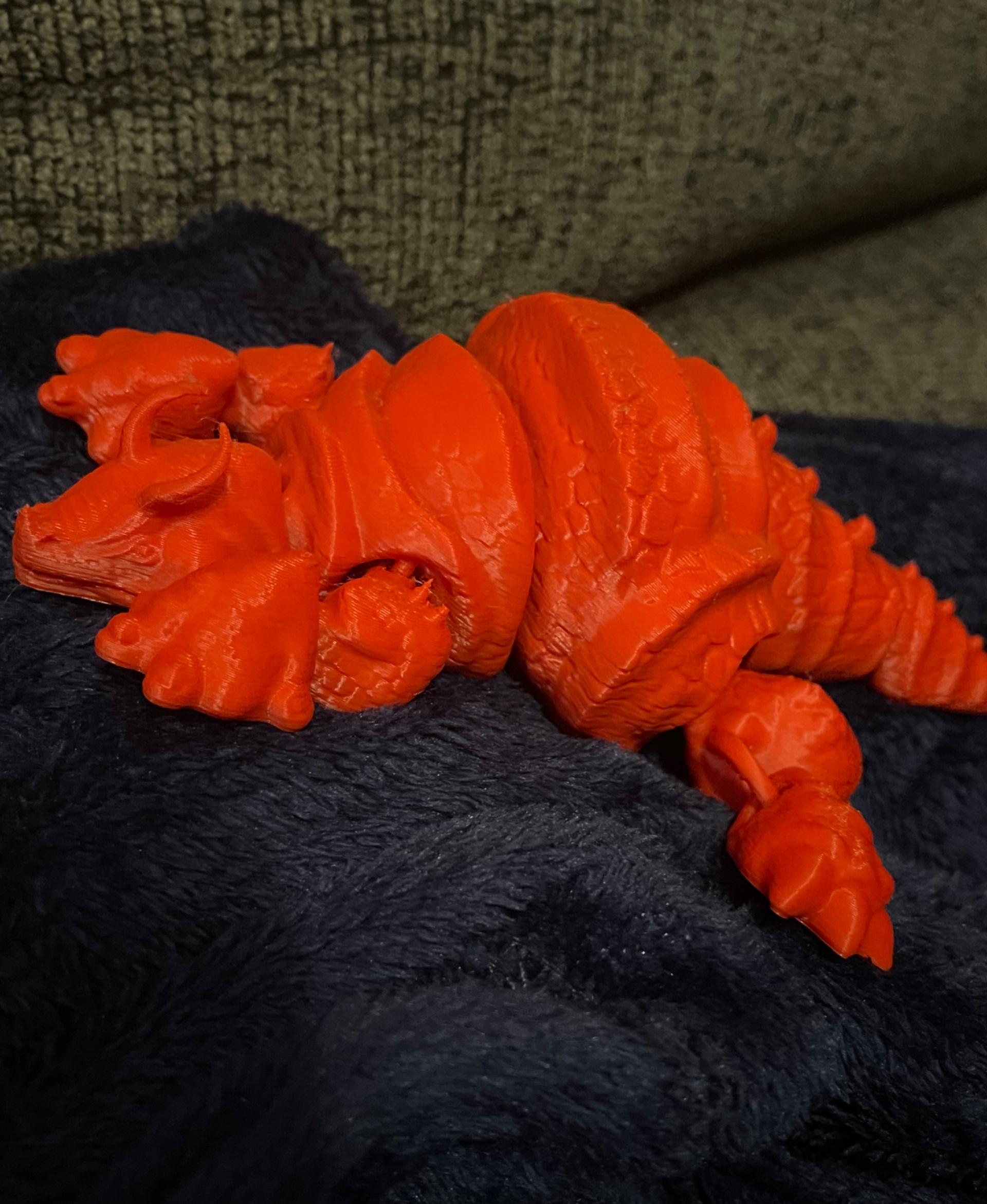 Tubbums the articulated lizard - Print in place 3d model
