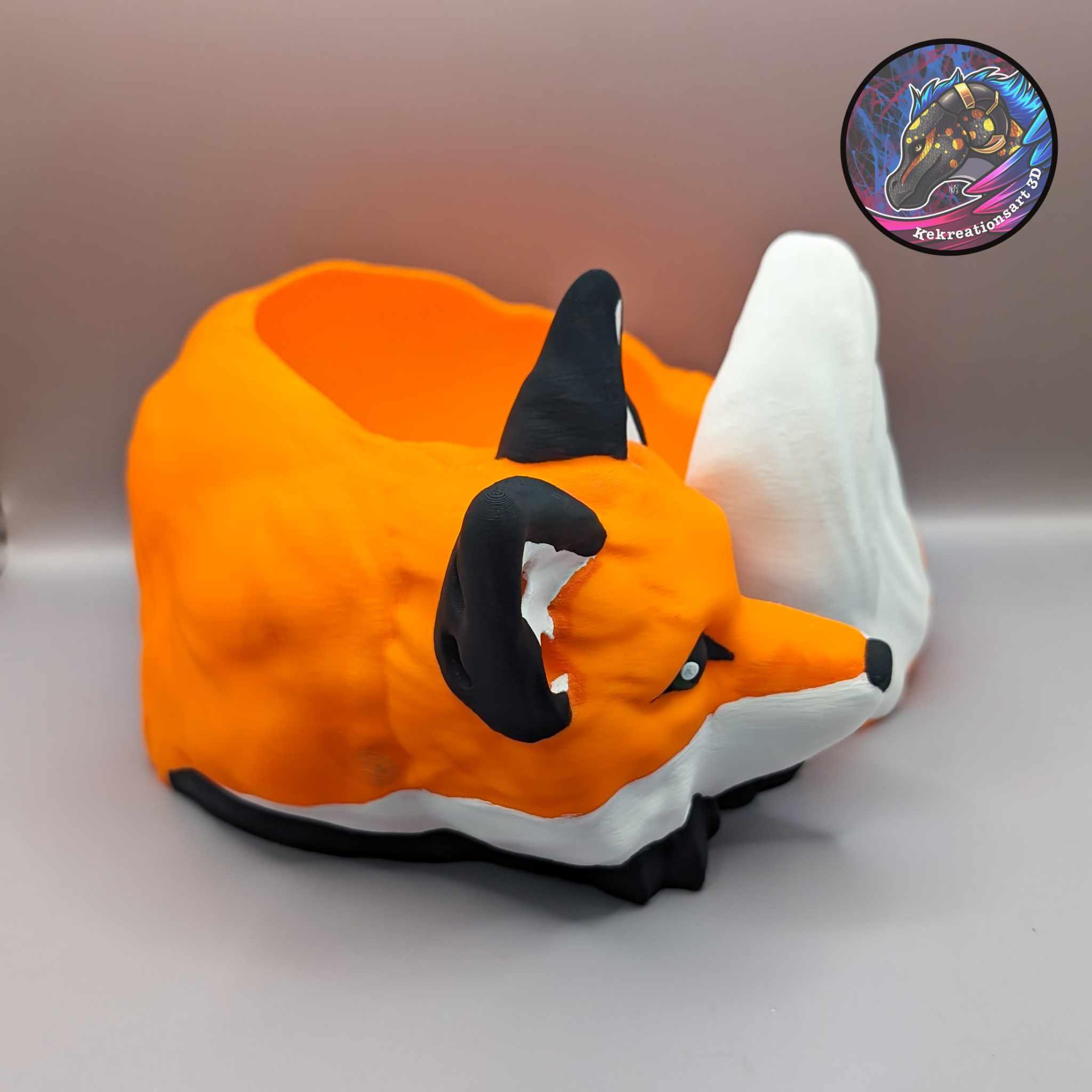 Fox Yarn Bowl 3d model