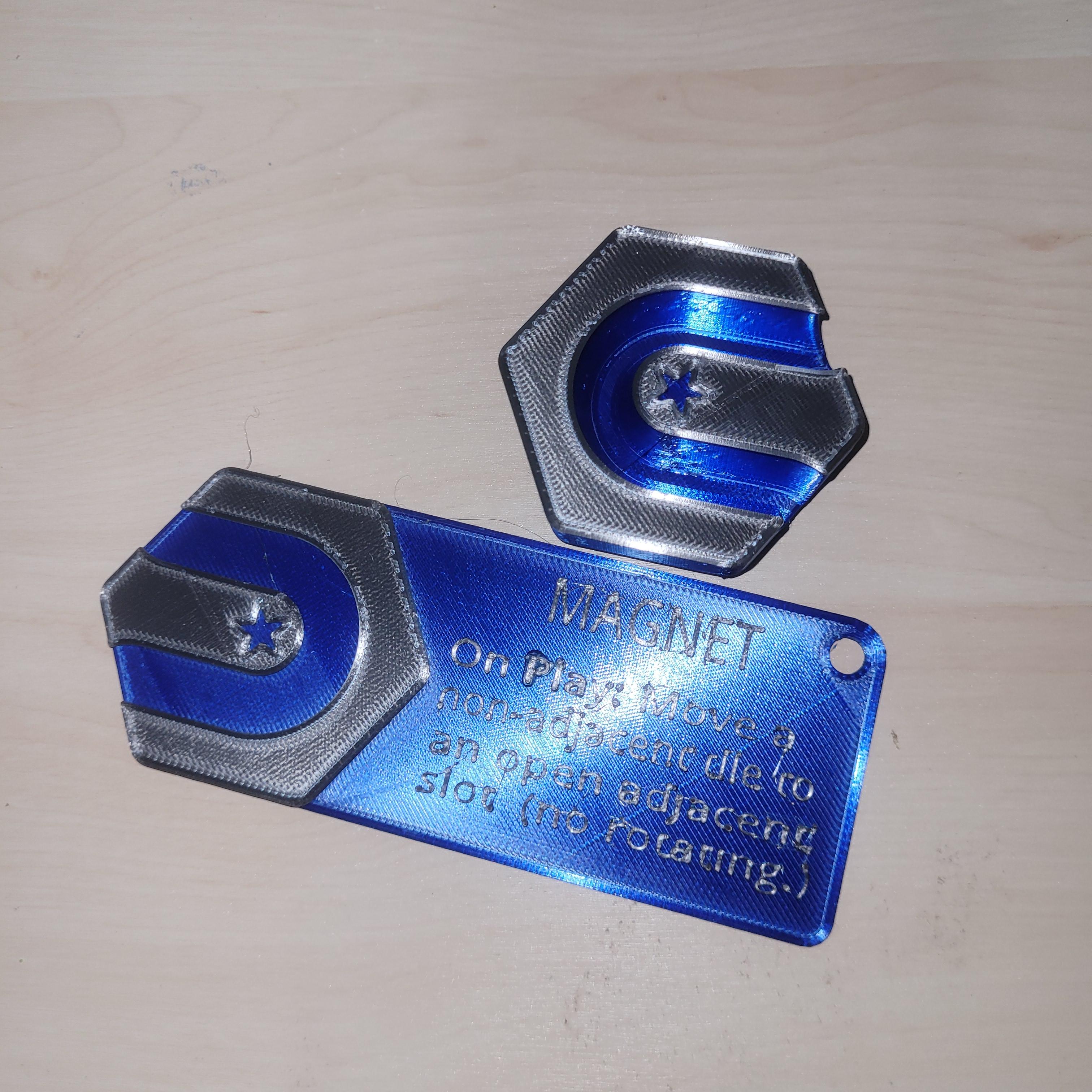 Hextraction Magnet Card 3d model