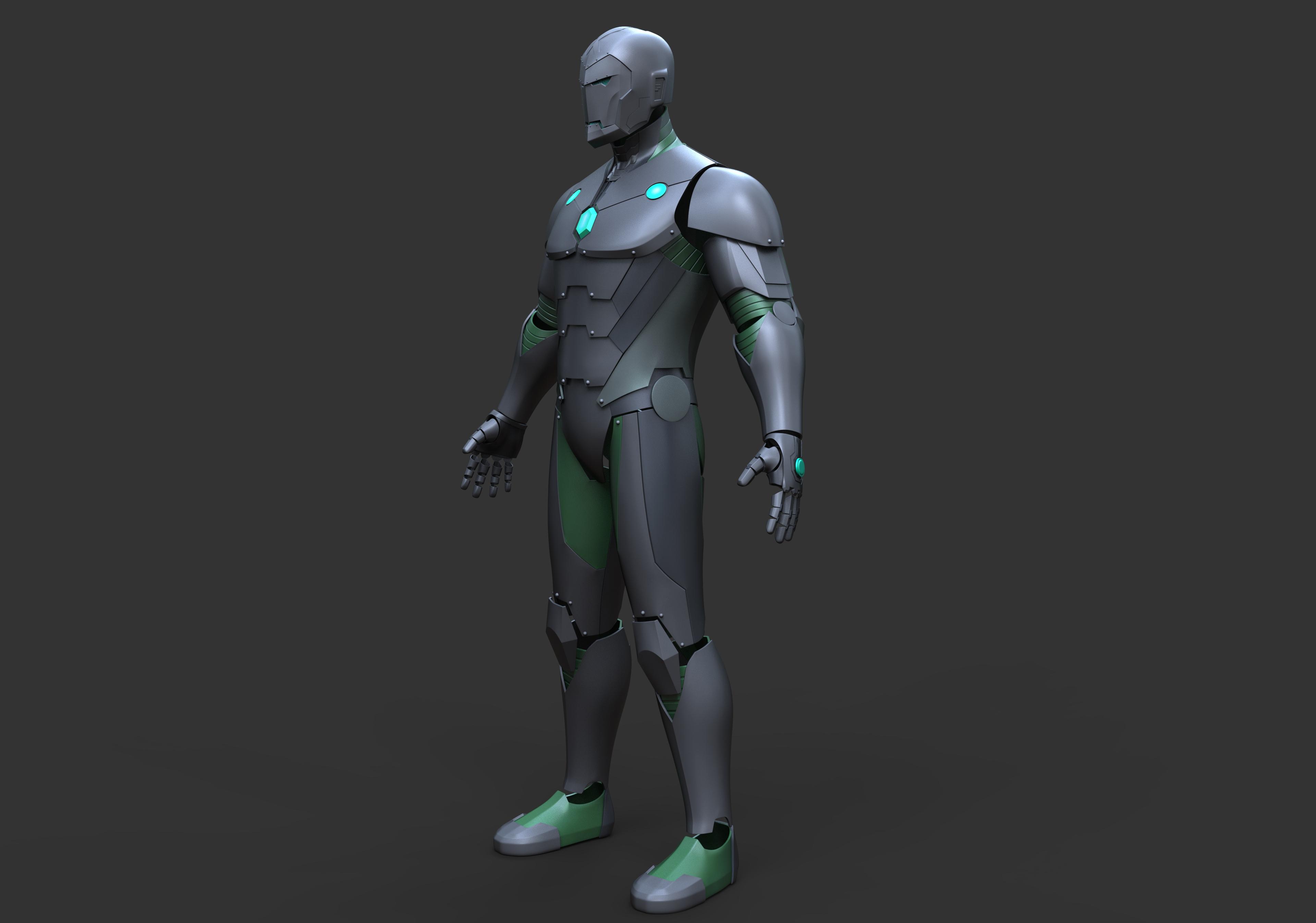 Infamous Iron Man 3d model