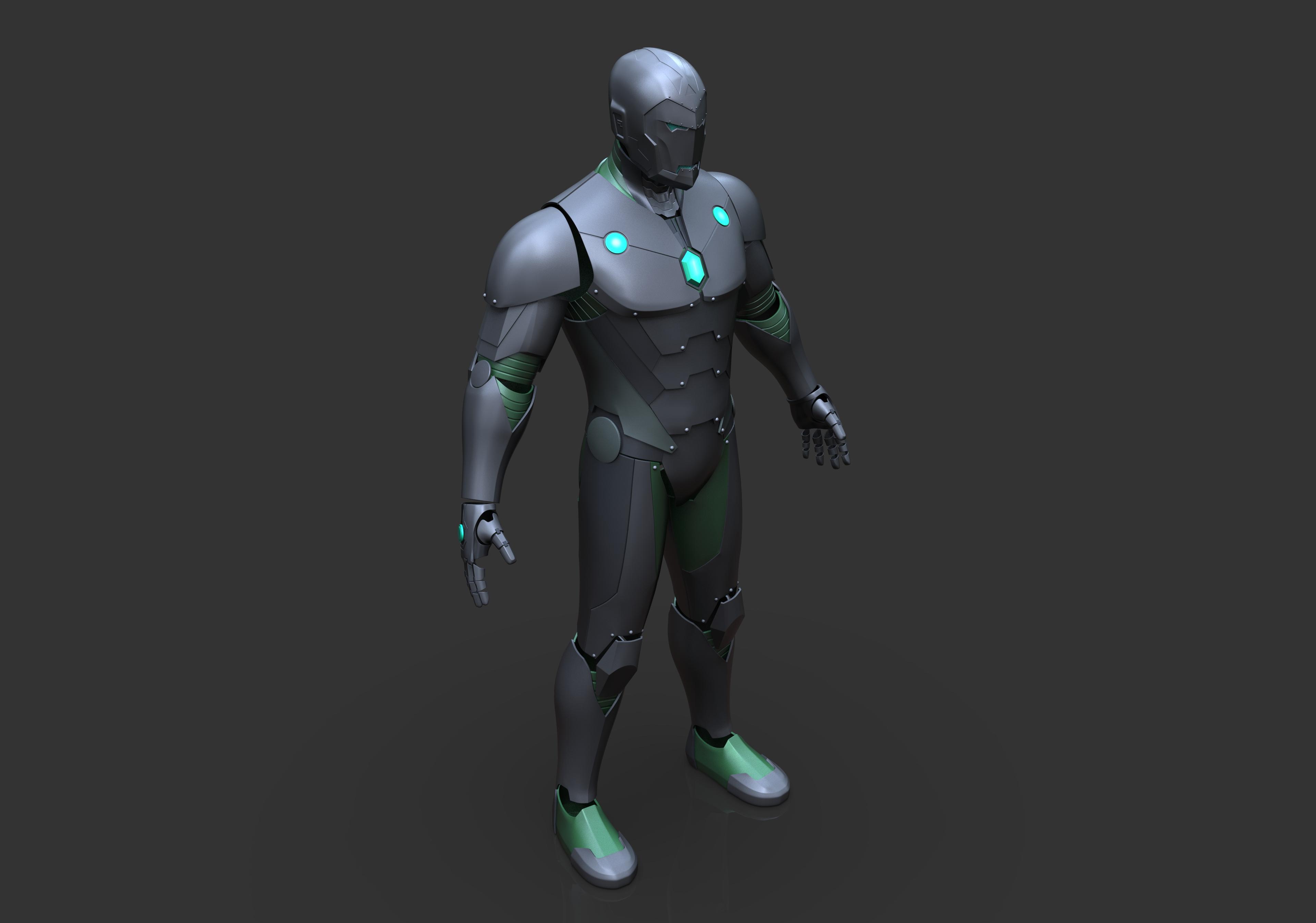 Infamous Iron Man 3d model