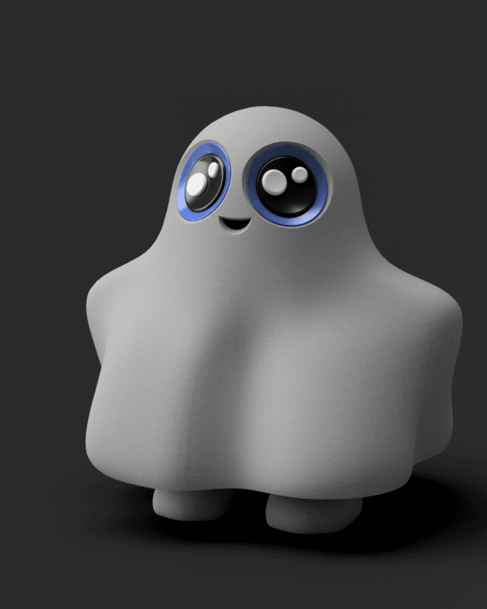 Cute Li'l Ghost 3d model