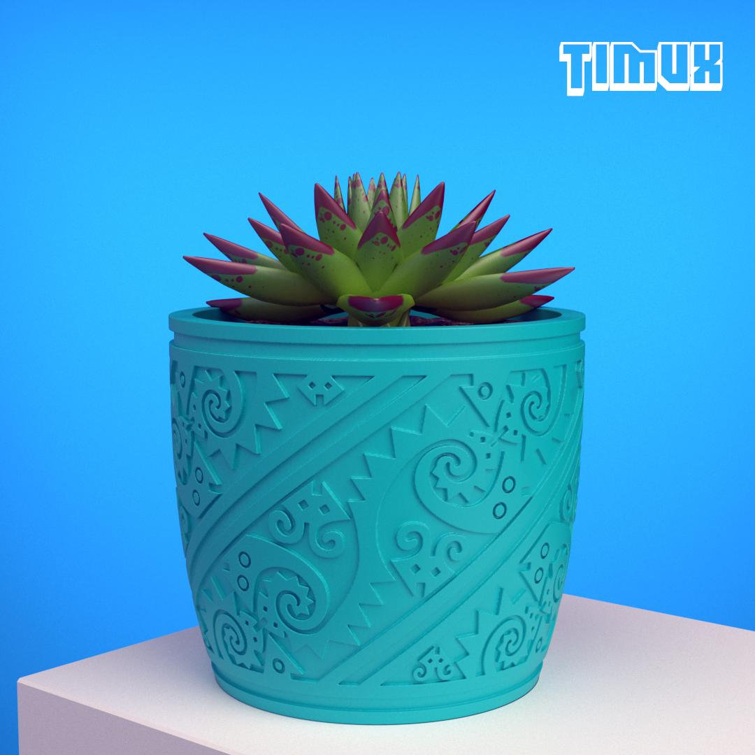 MOCHICA POT - ANCIENT PERUVIAN CULTURE DESIGN 3d model