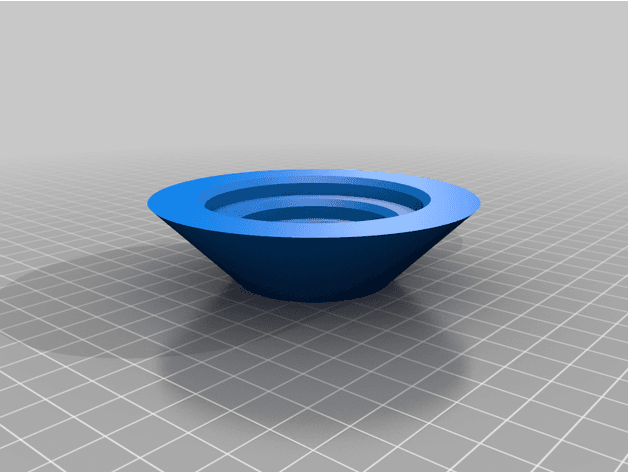 Hydroponics Vase Plate and Base 3d model