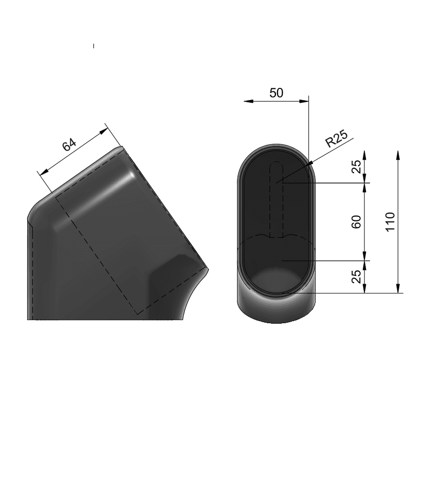 Slant Stand (desk organizer) 3d model