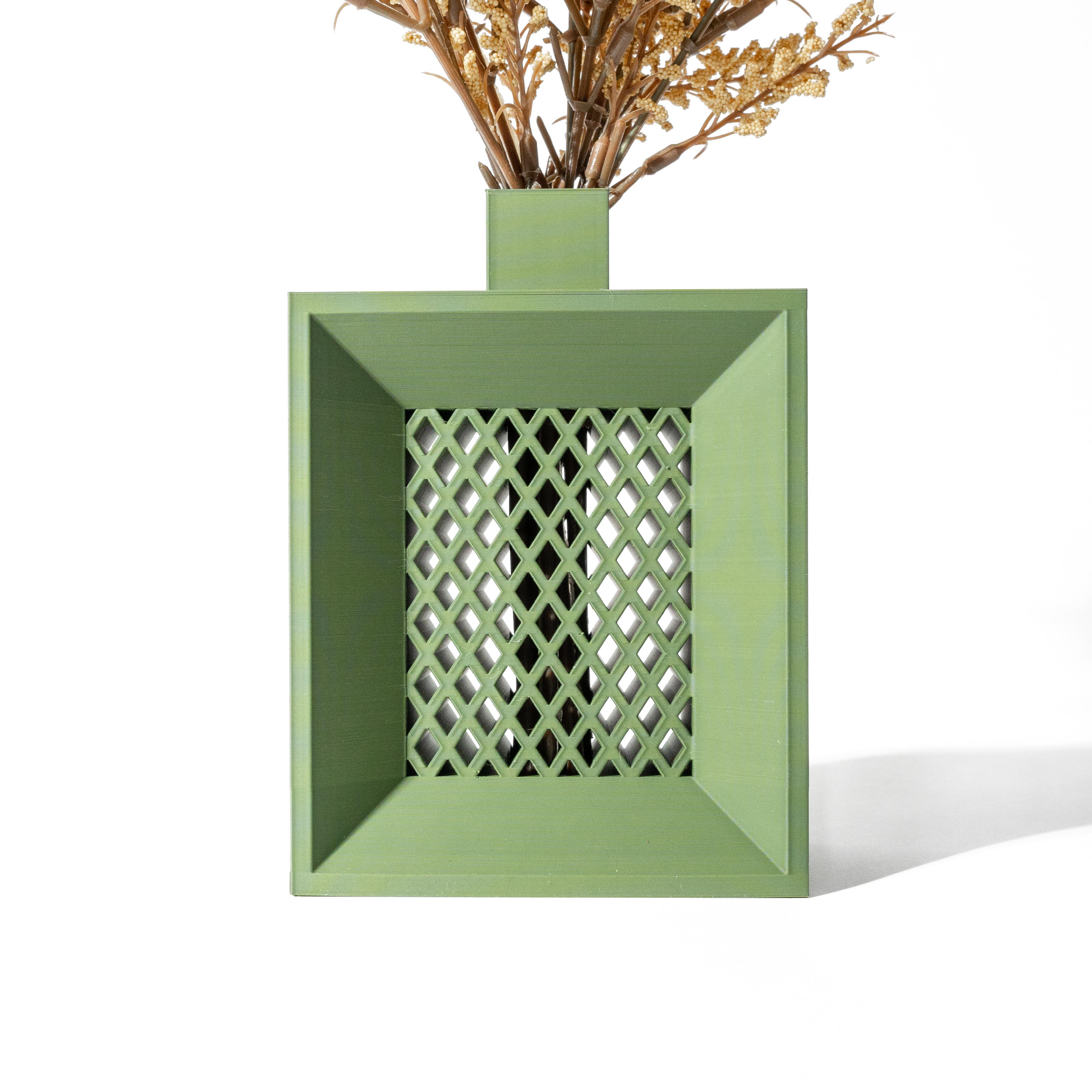 The Voure Vase, Modern and Unique Home Decor for Dried and Preserved Flower Arrangement  | STL File 3d model